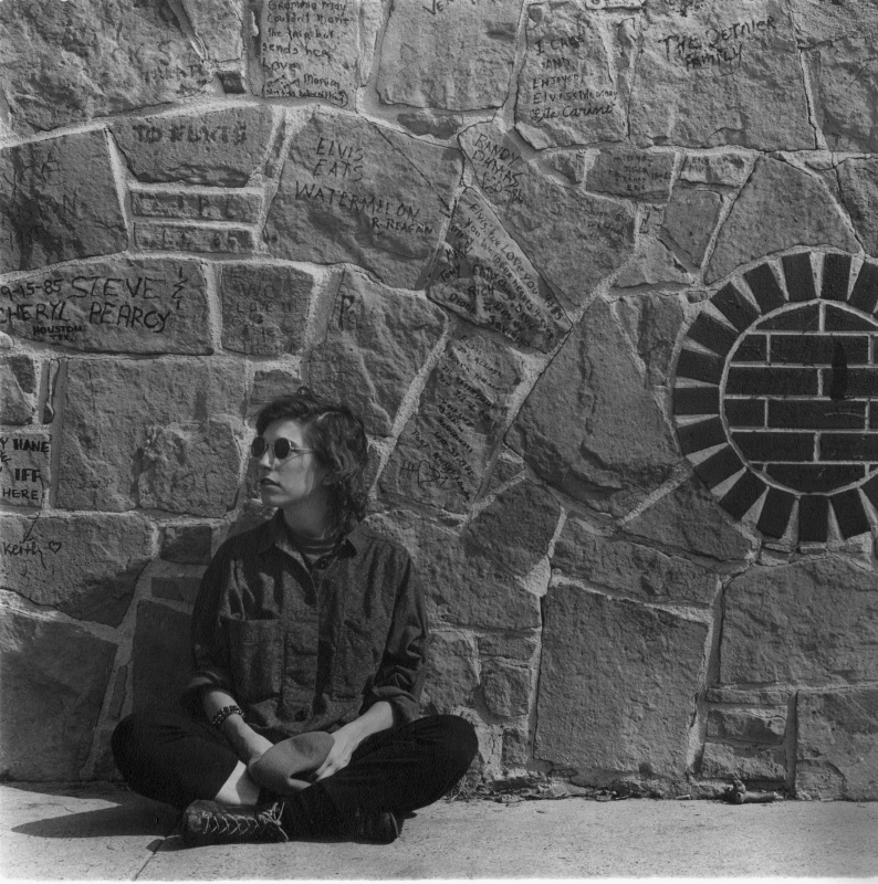 Graffitied wall outside Graceland. Memphis TN 1987