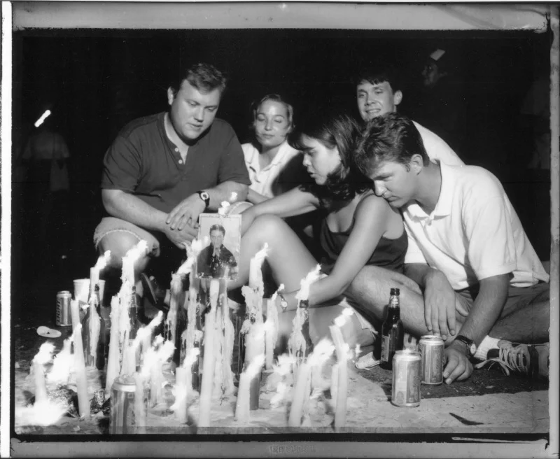 Candlelight Vigil. Elvis Death week, Memphis TN 1997