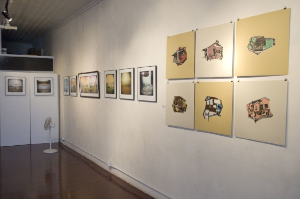 Installation view of Delugians