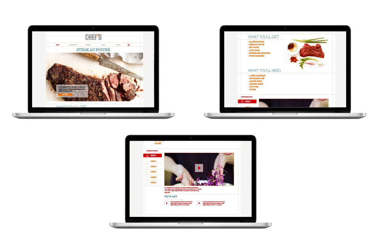 Website-recipe page