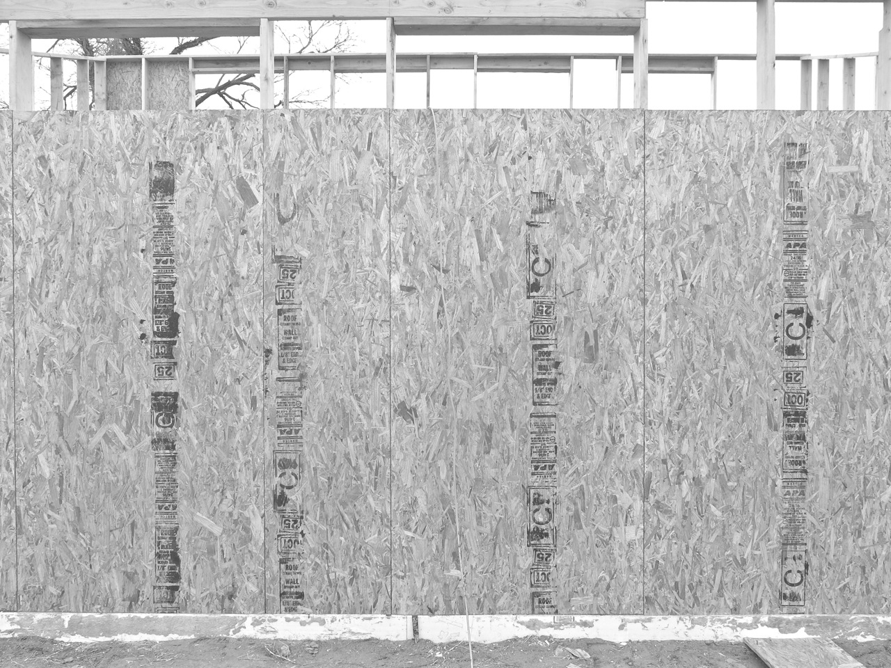 31 December 2014: North wall.