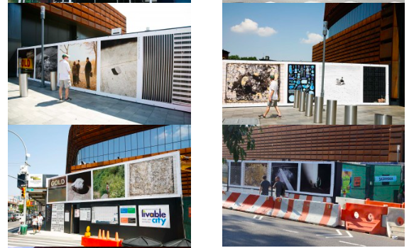 Another New York Curated with Mickalene Thomas Art Bridge/ Barclay’s Arena. Bkln, NY. 2013.