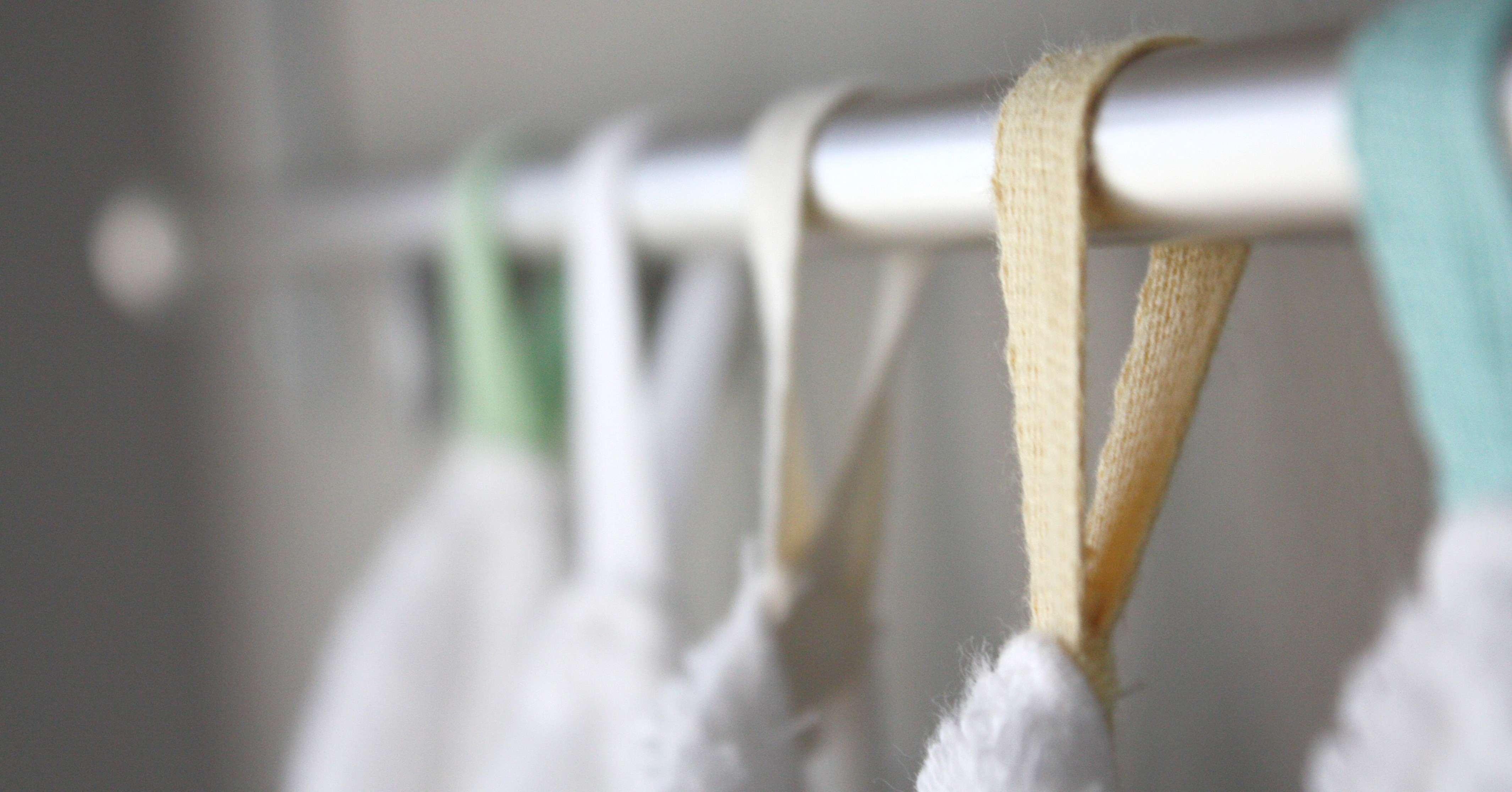 Making Towel Hanging Loops…