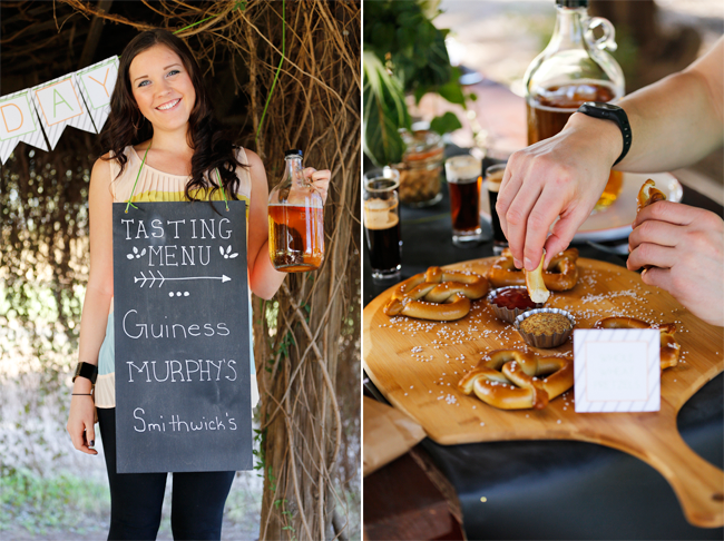 beer tasting menu