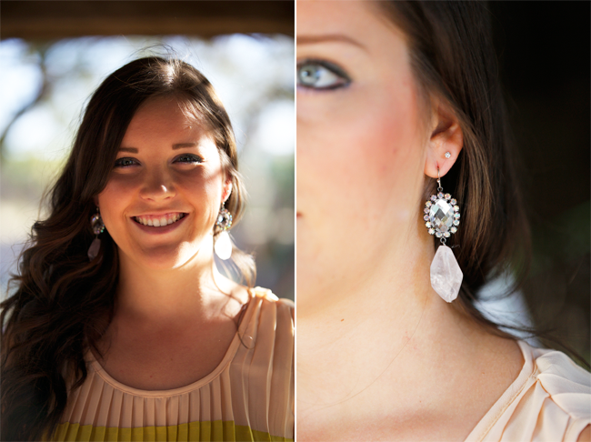 stone earrings
