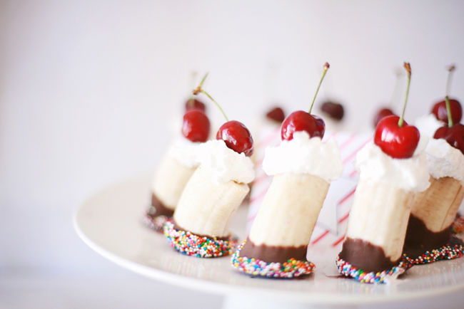 Mini Banana Splits