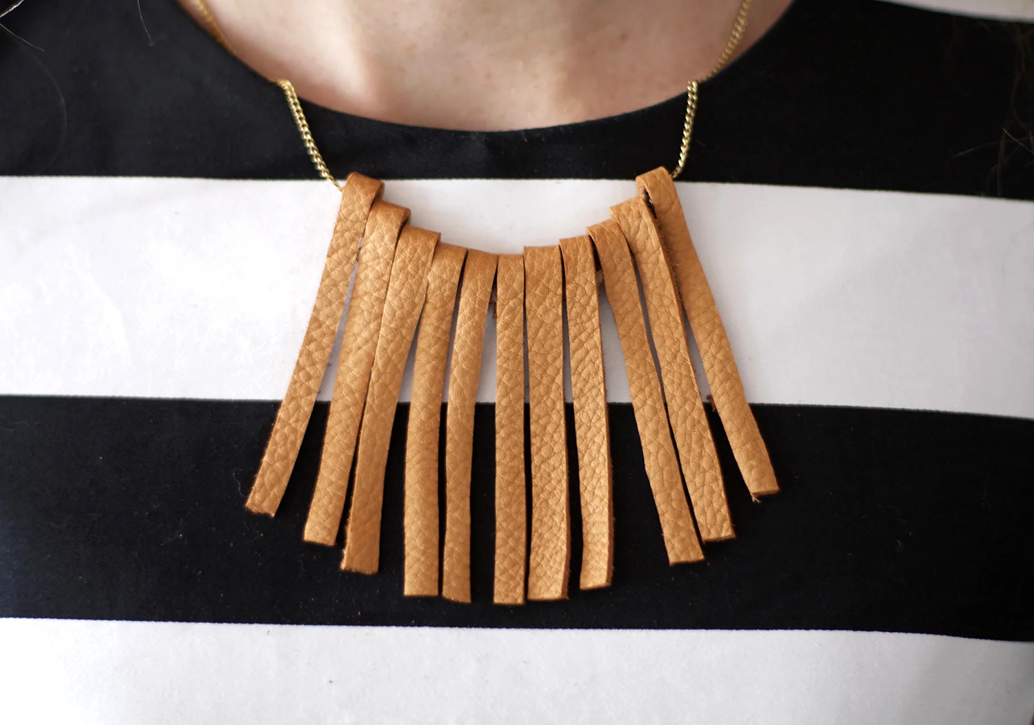 DIY Leather Necklaces