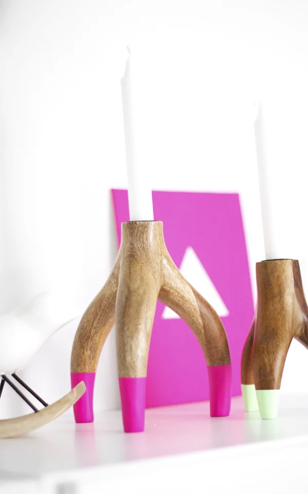 DIY candle holder