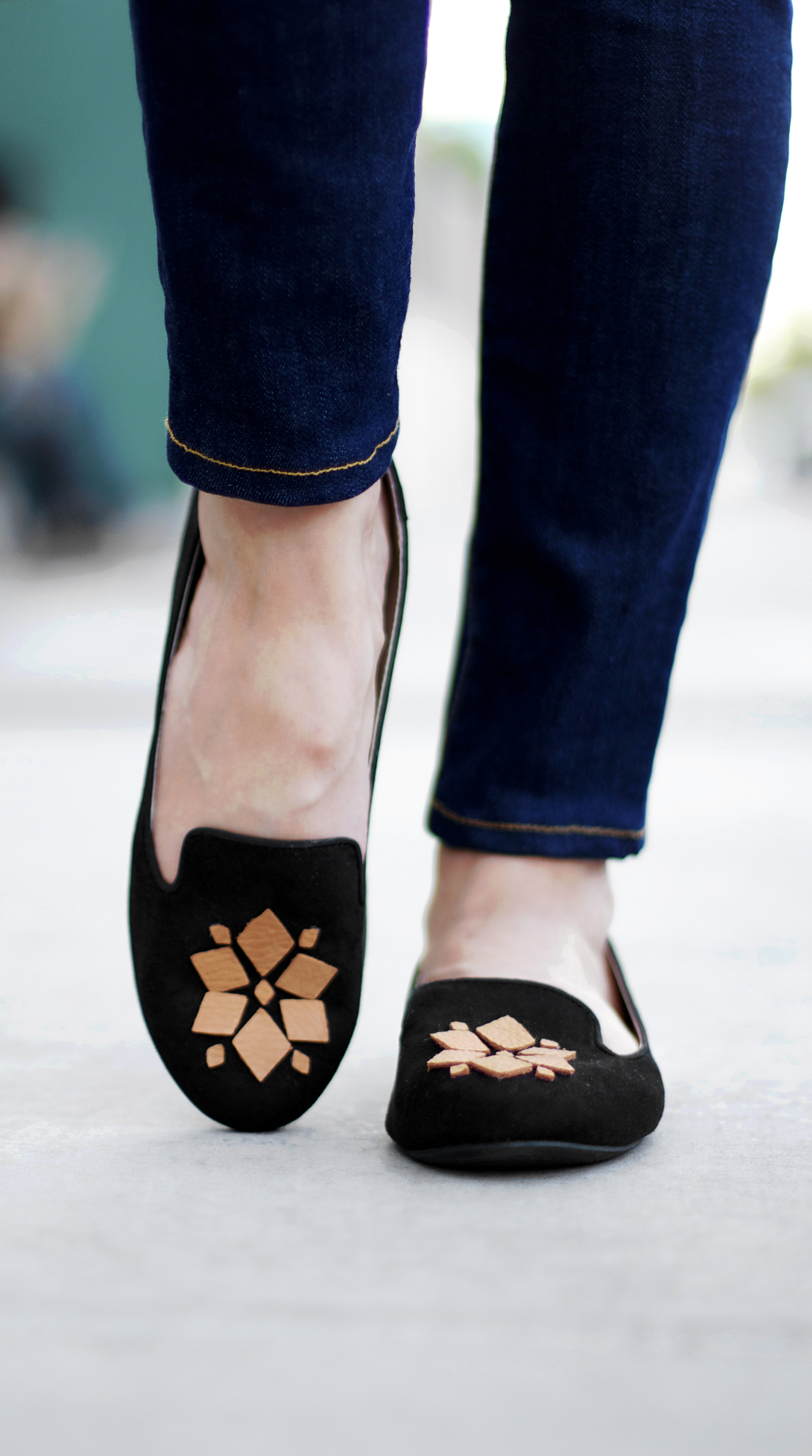 DIY Leather Embellished Loafers (Leather Couch Chronicles #10) — Kristi ...
