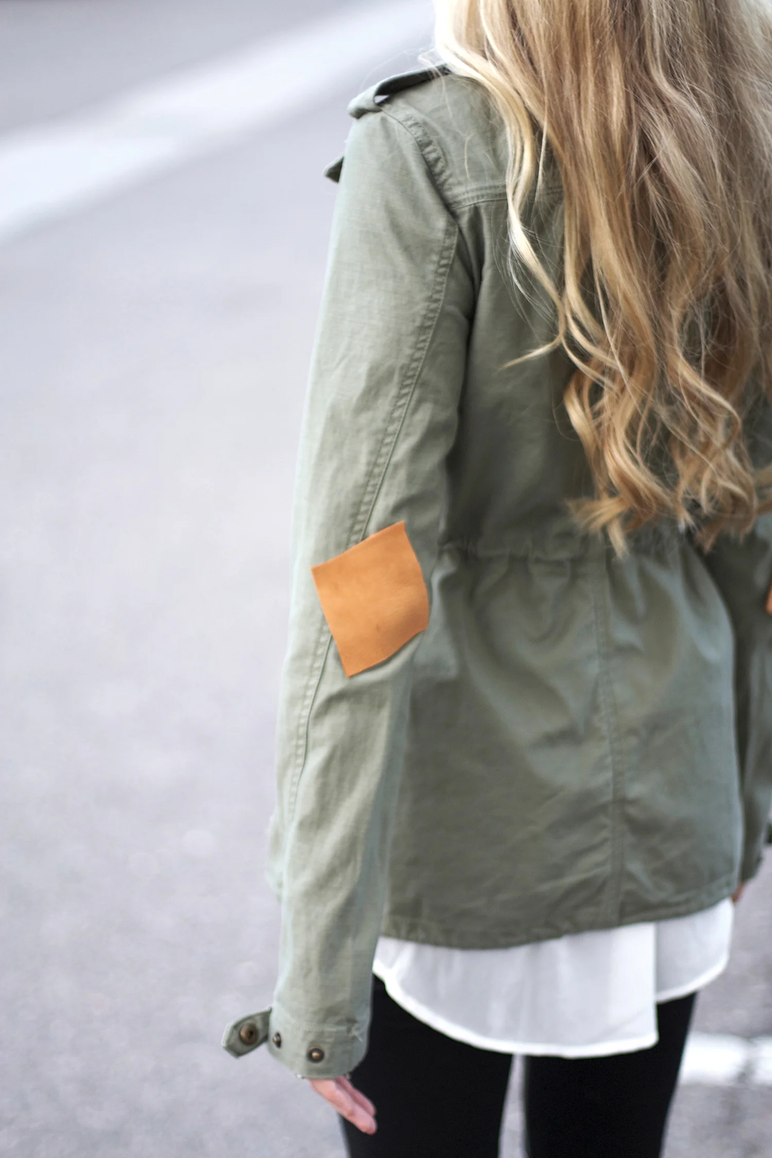 DIY elbow patches