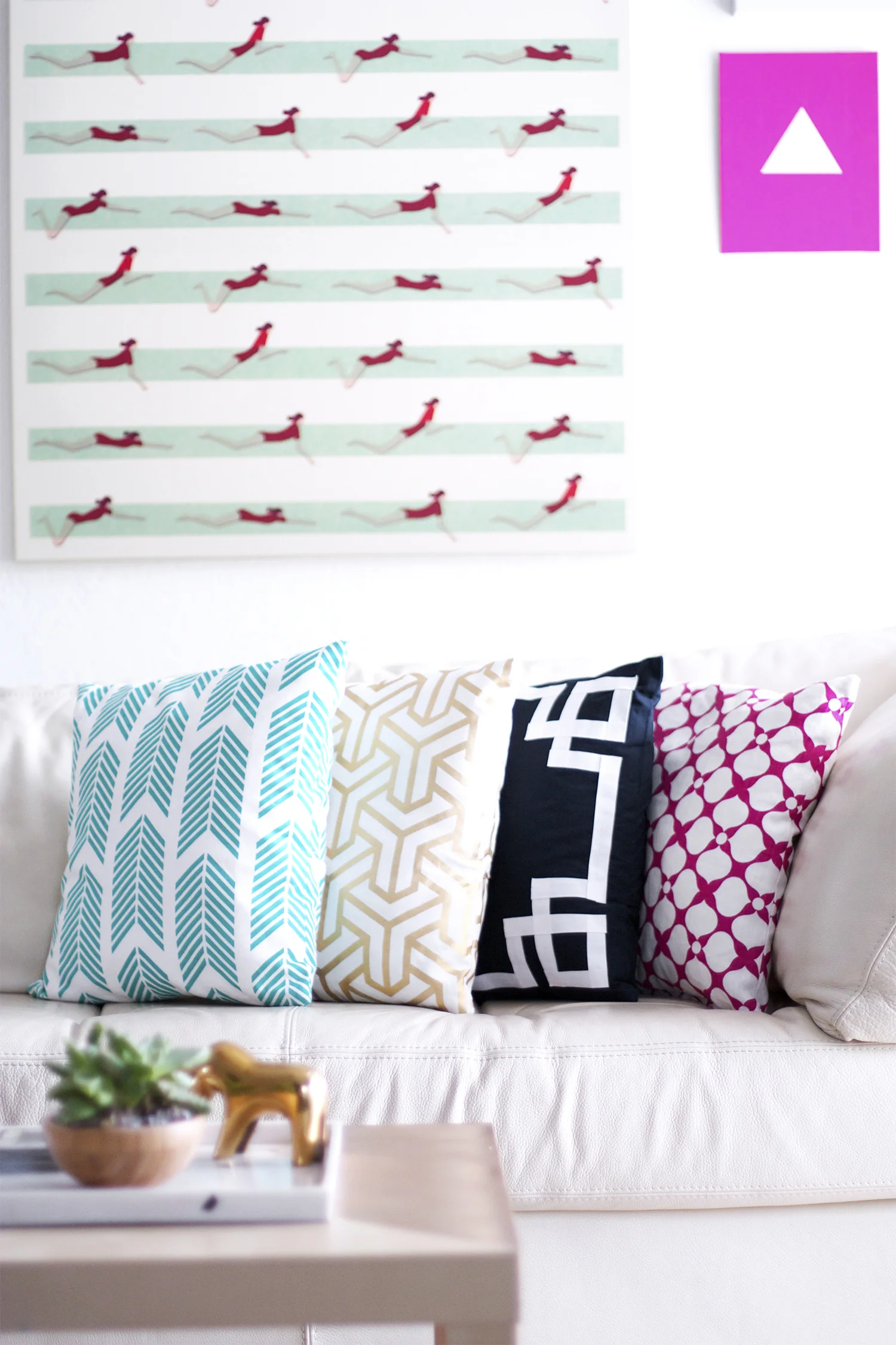 DIY envelope pillow