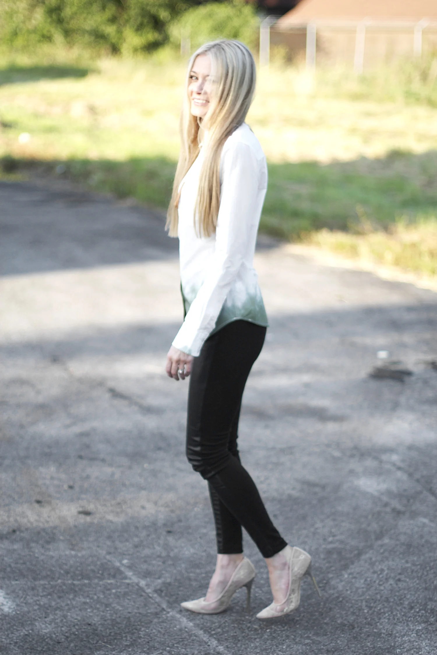DIY dip-dyed shirt
