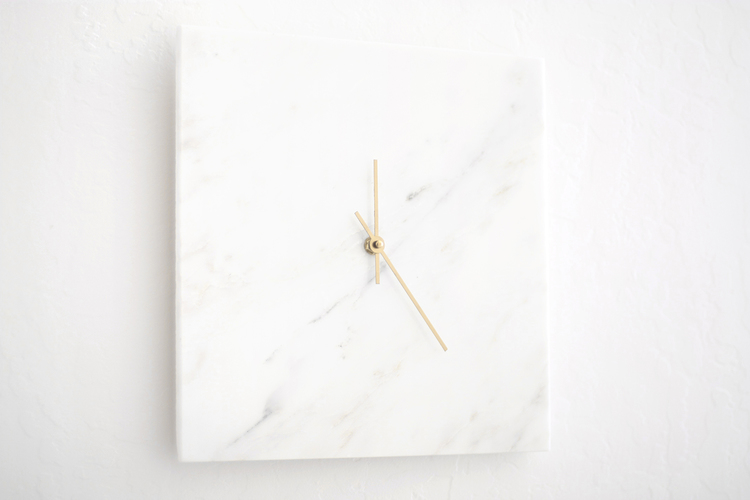 DIY Chick Marble Clock 
