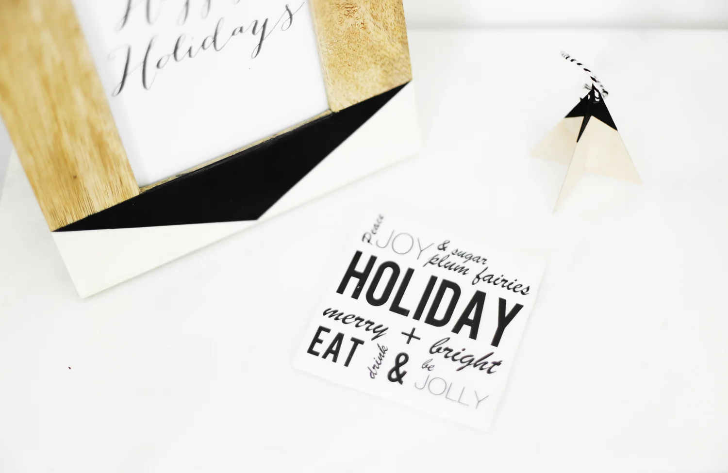 DIY Christmas coasters
