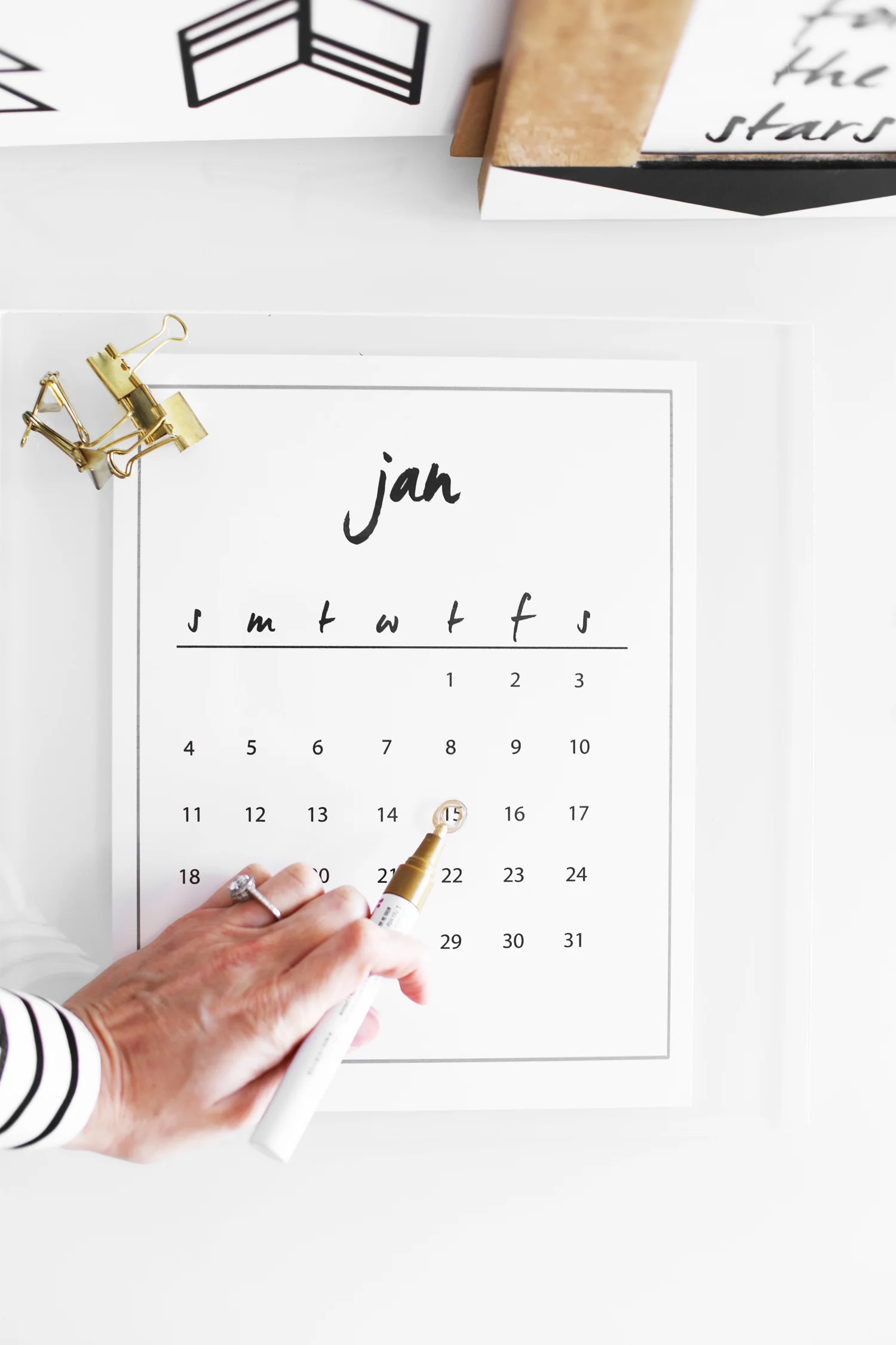 DIY calendar