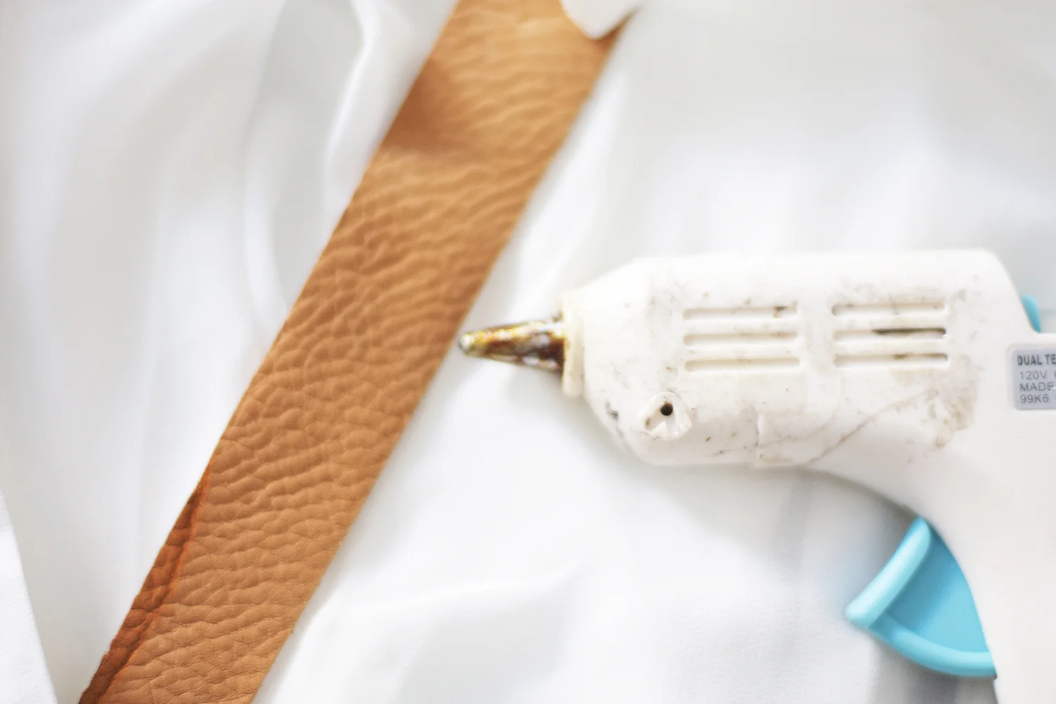 how to make a leather embellished shirt