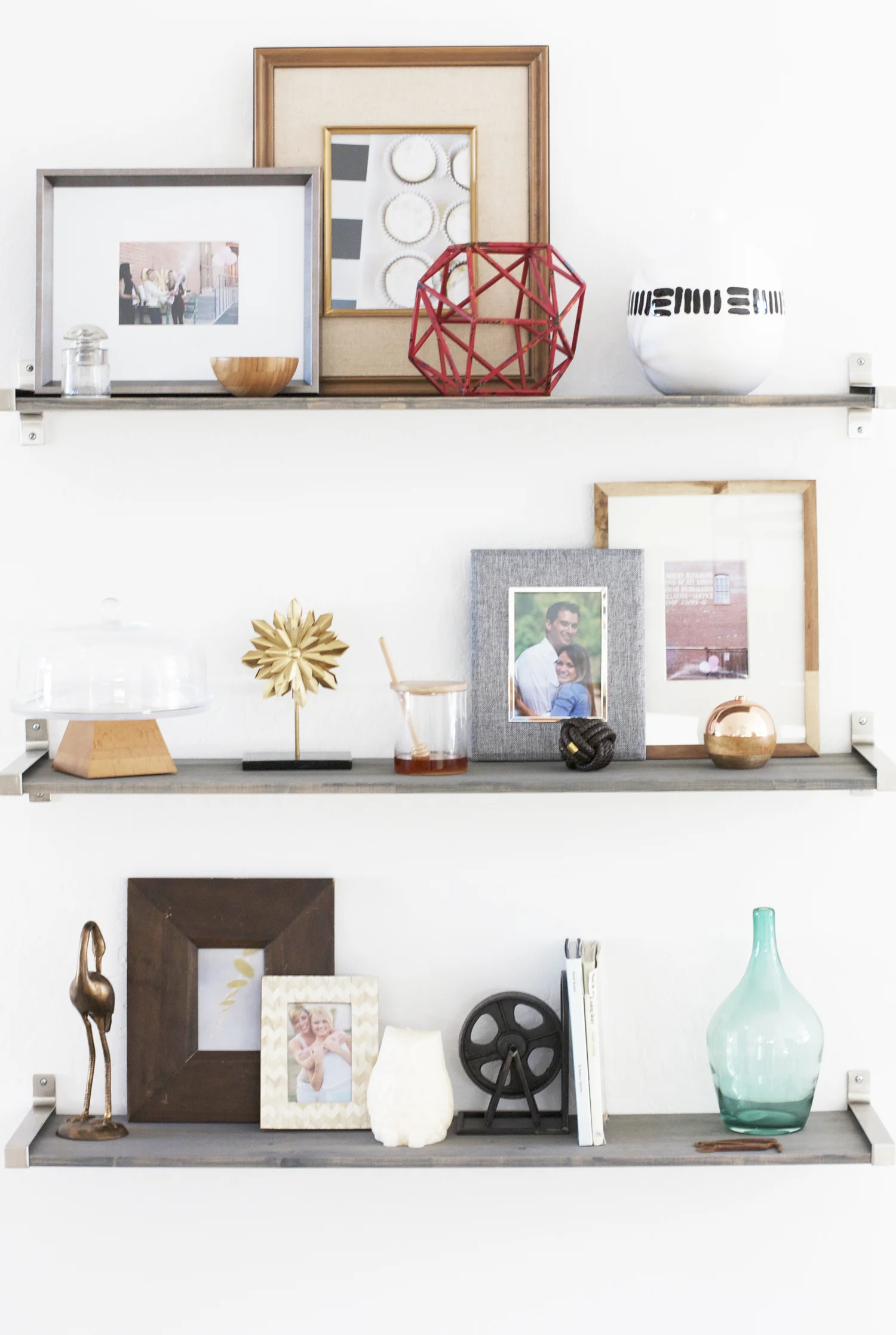 IKEA hack shelves