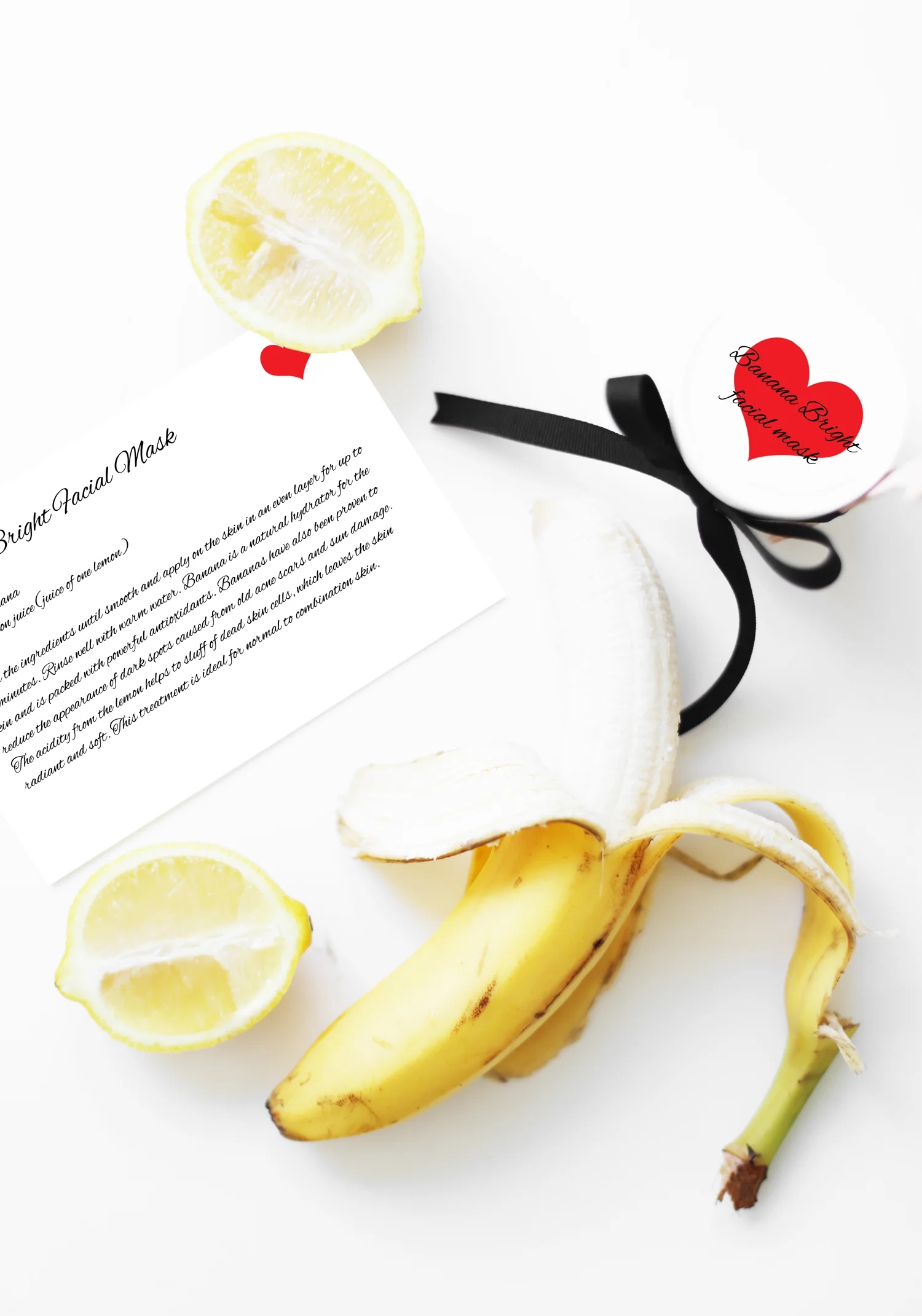 banana facial mask recipe spa party ideas
