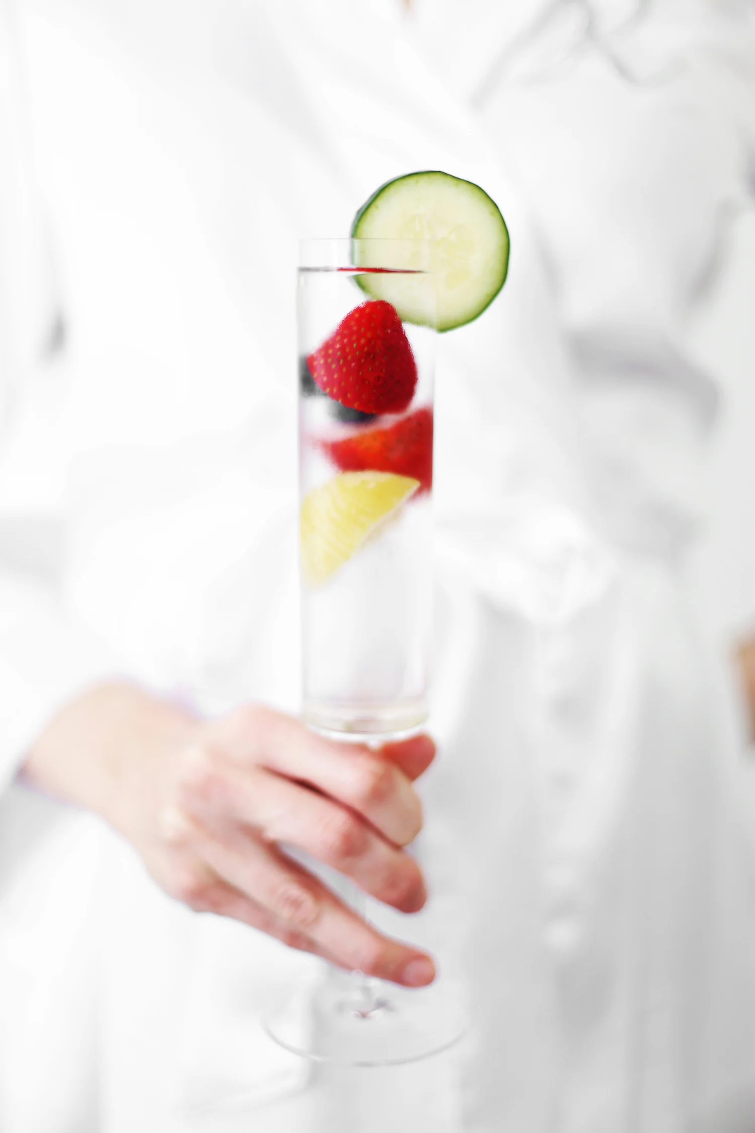 fruit infused water spa party ideas