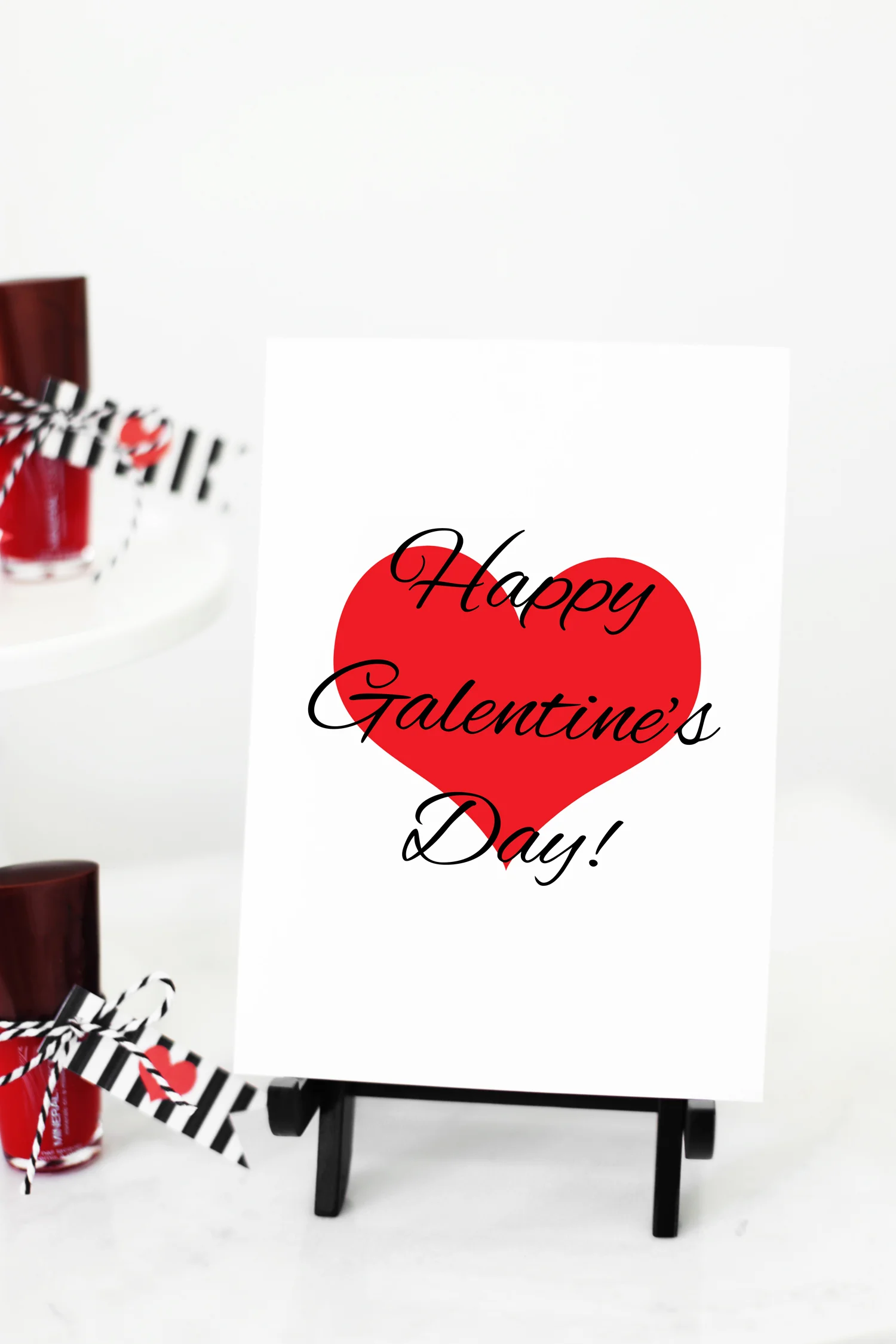 Happy Galentine's Day printable sign
