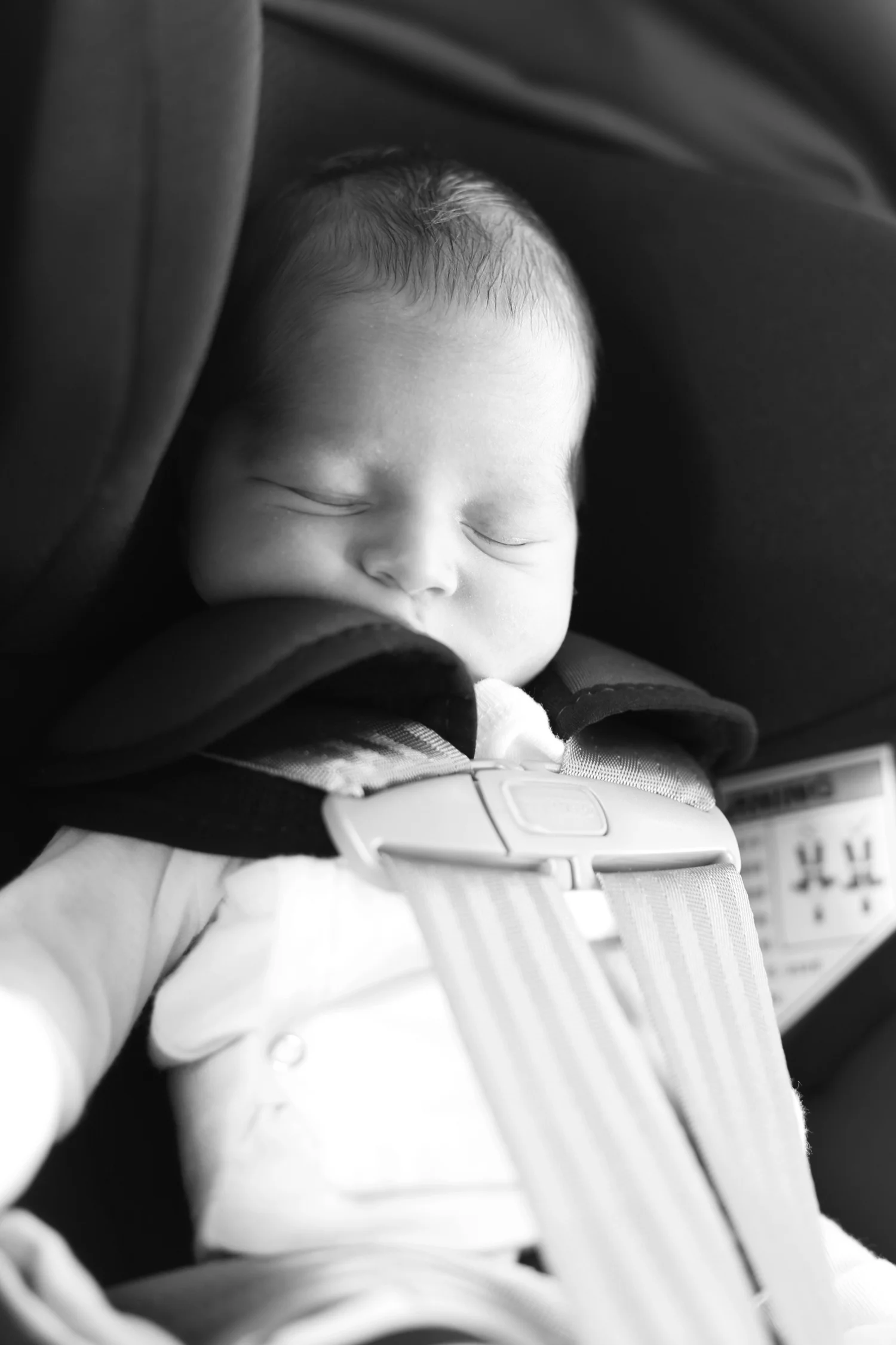 taking newborn home from hospital
