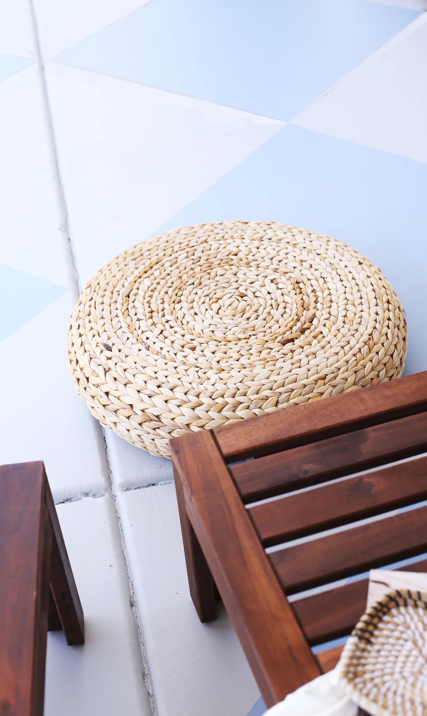 outdoor ottoman IKEA diy patio ideas