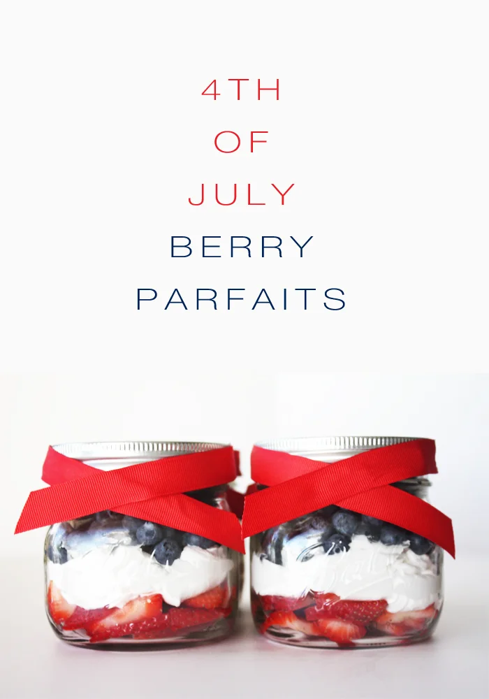 4th of July berry parfaits