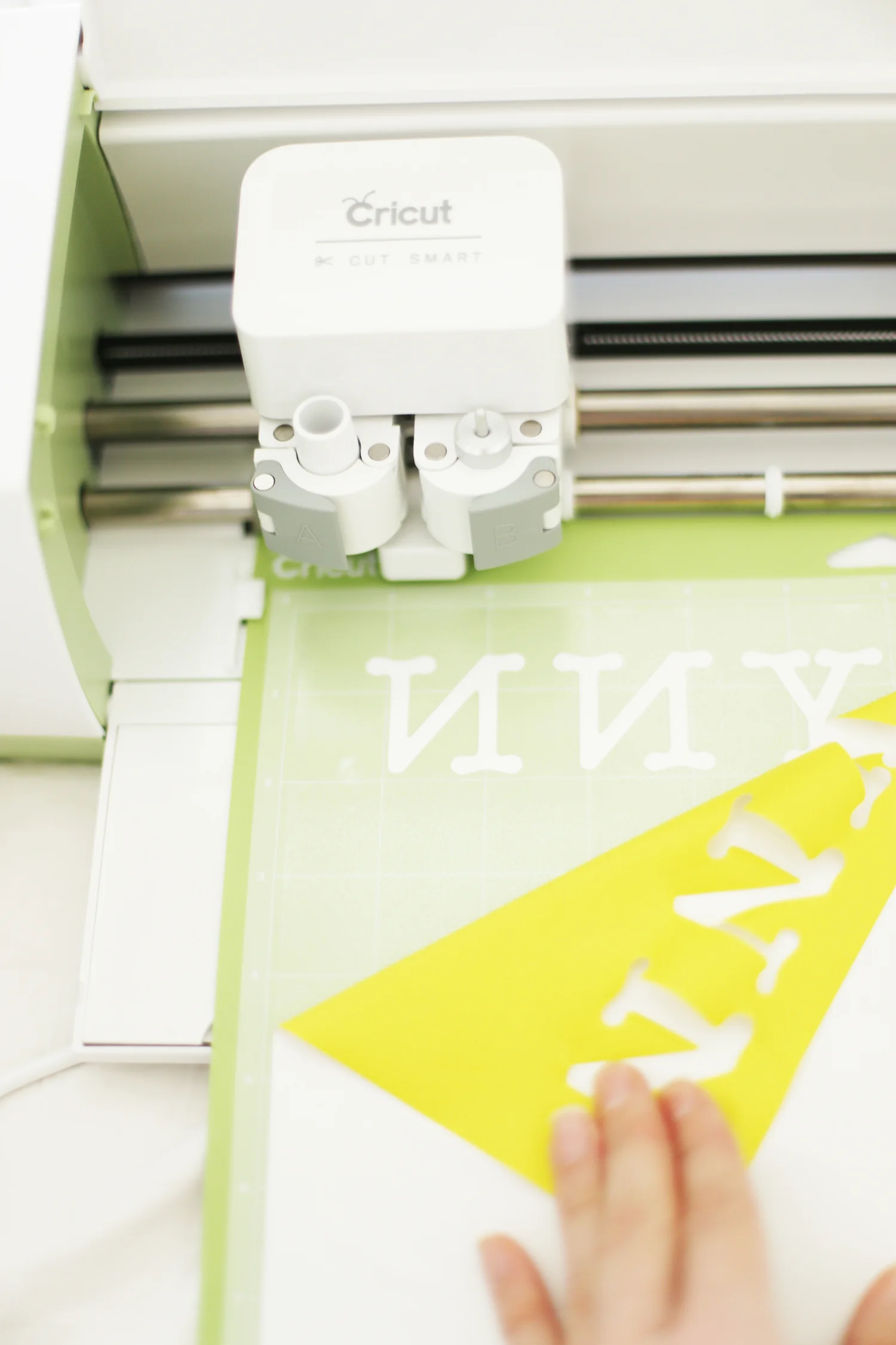 Cricut Explore One using iron on vinyl