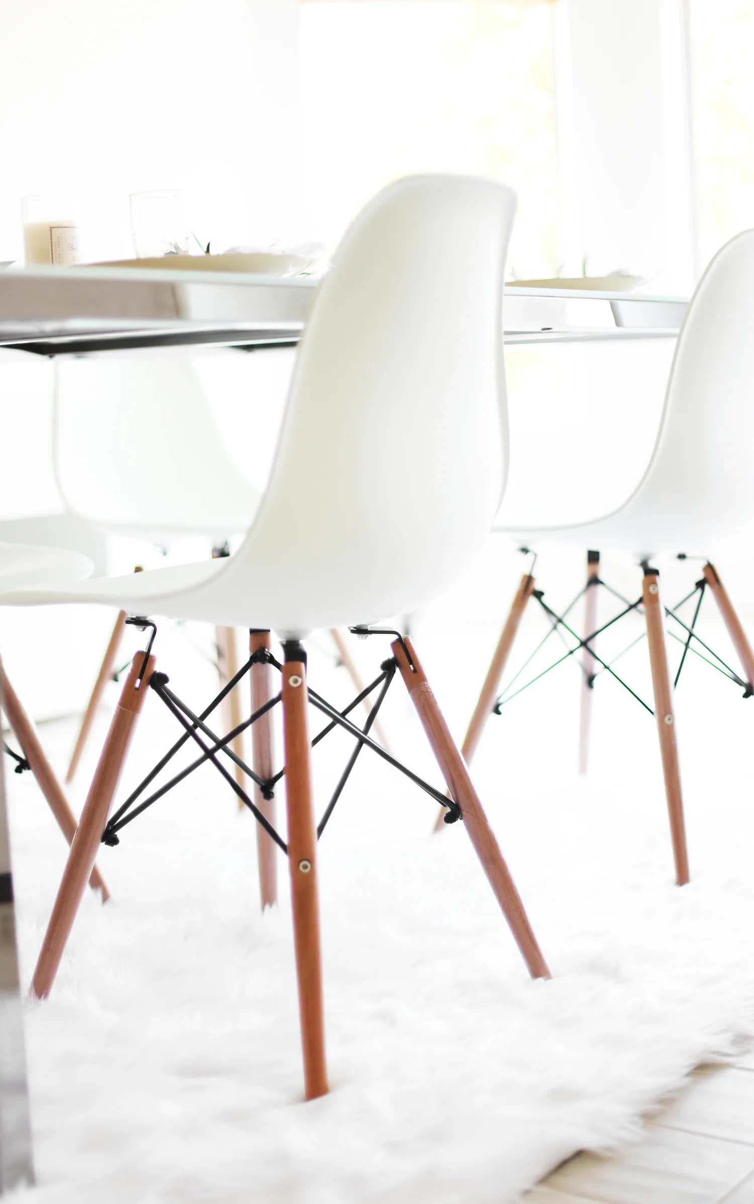 White Molded Evie Chairs Cost Plus World Market