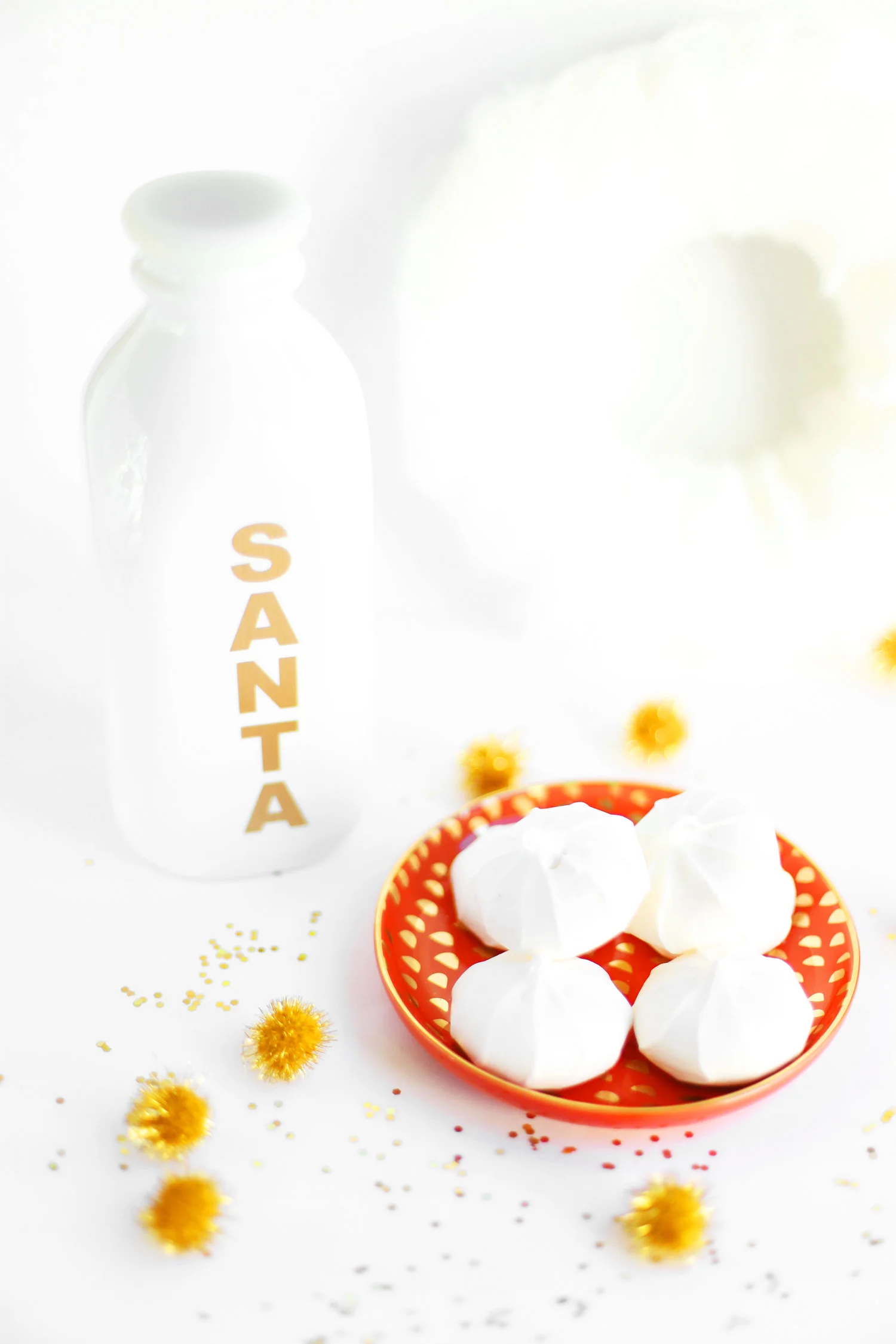 santa milk and cookies