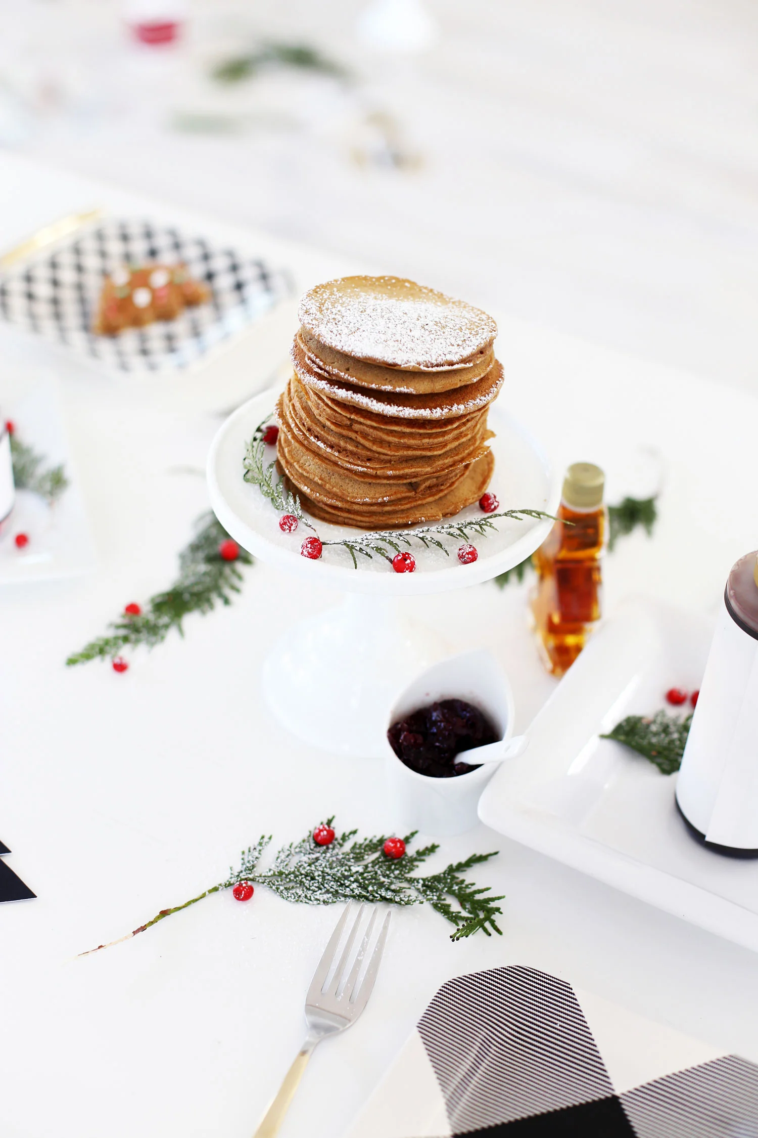 Christmas pancakes