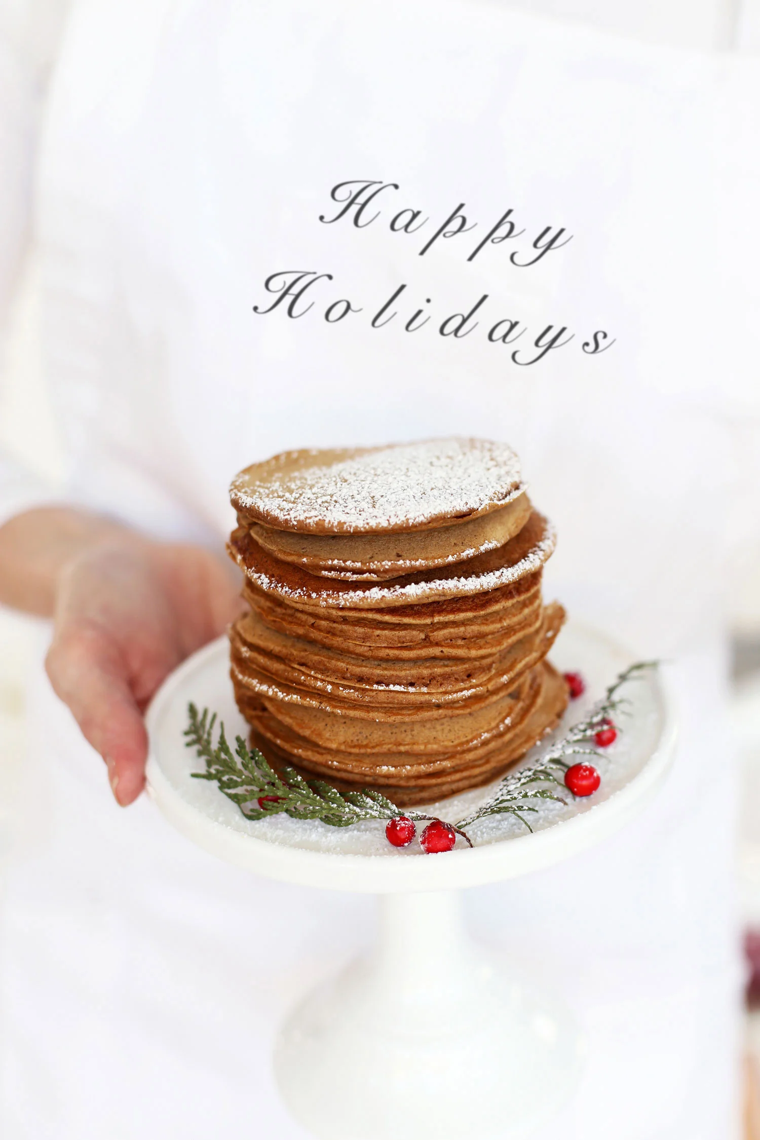 gingerbread pancakes Christmas breakfast