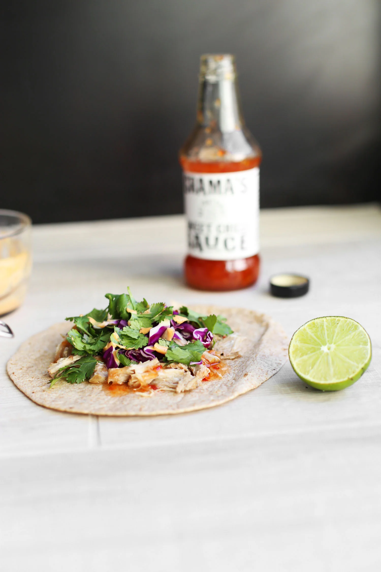 slow cooker pork tacos with pickled cabbage