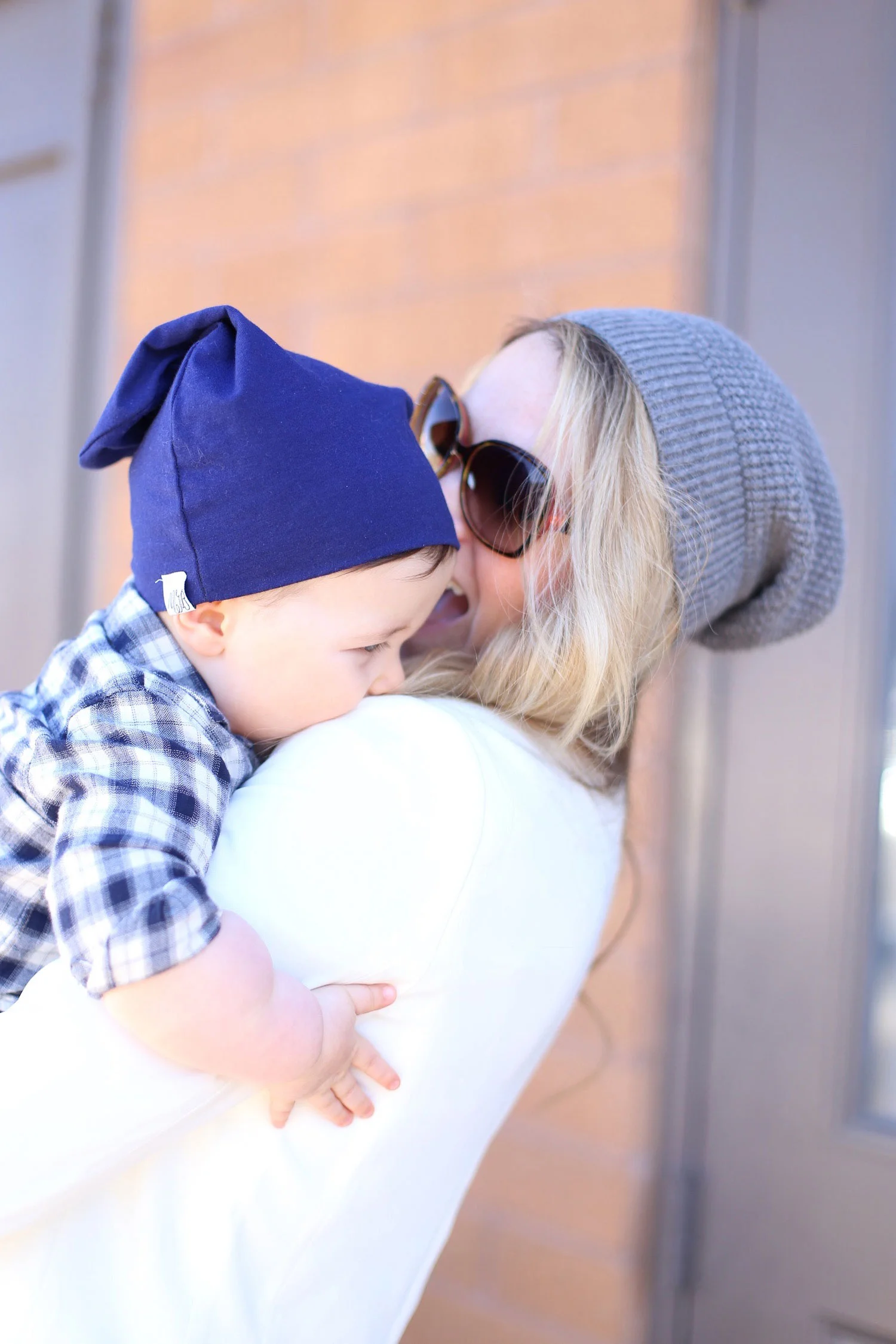 mom and baby having fun