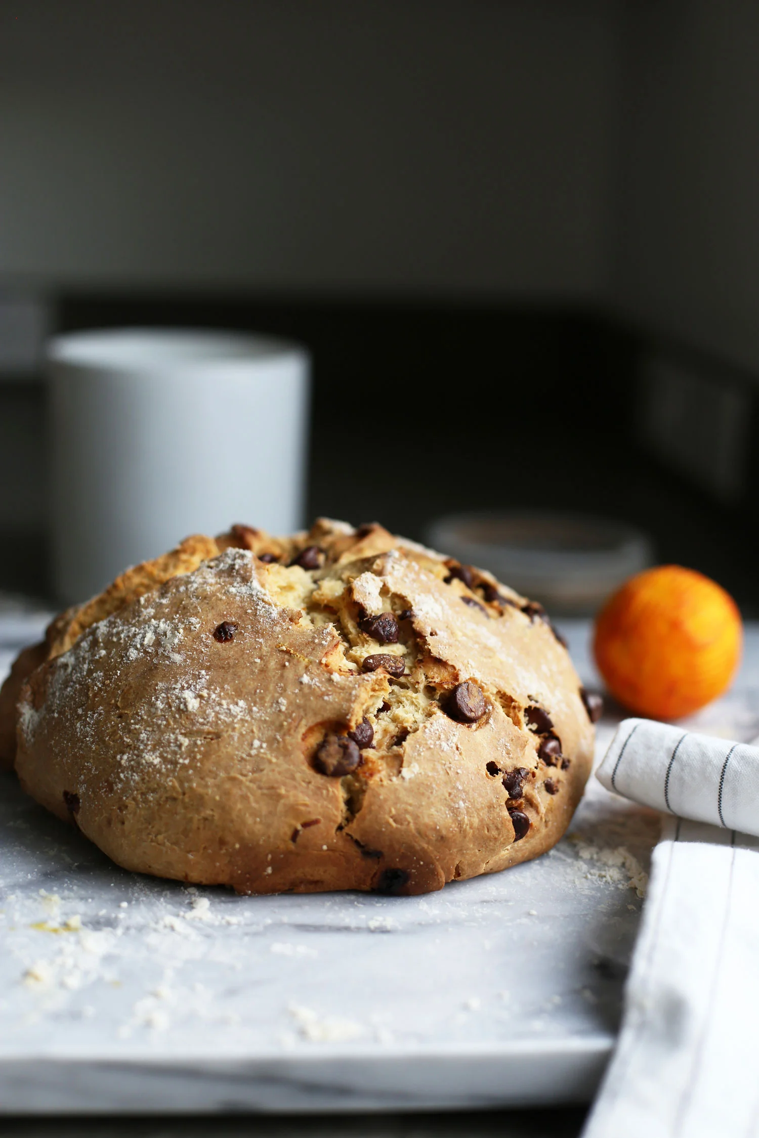 Irish Soda Bread with Orange Zest and Chocolate Chips