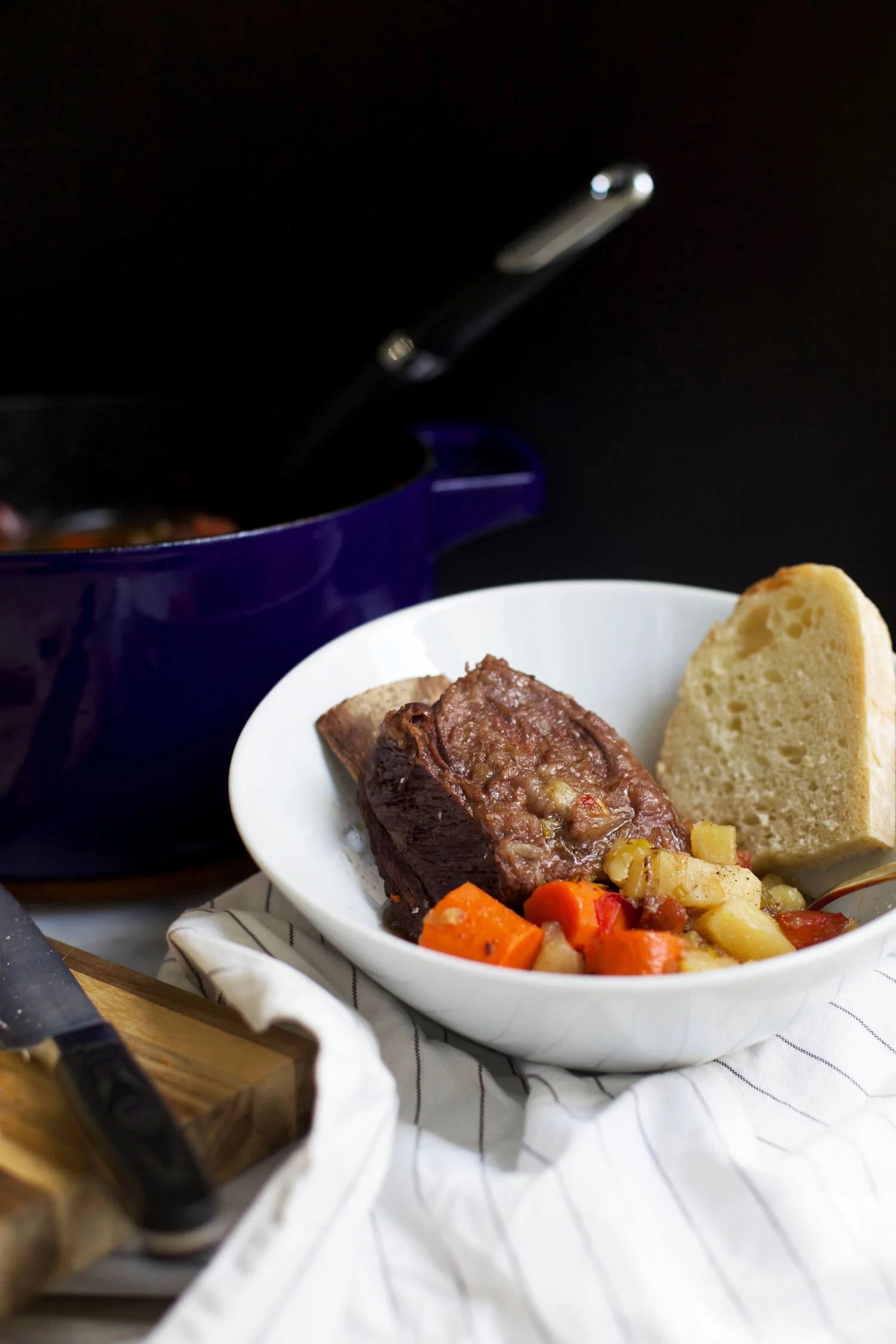 beer braised short ribs