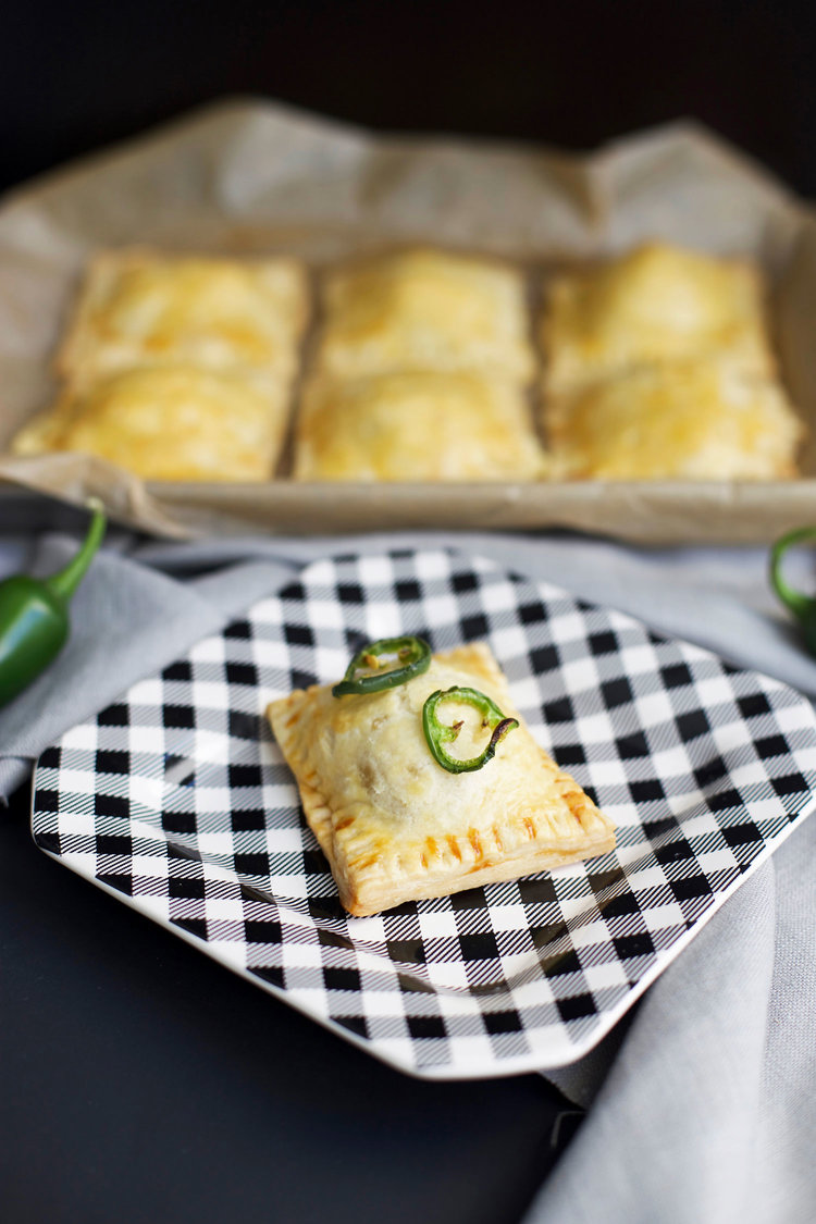 Cheesy jalapeño savory pop tarts