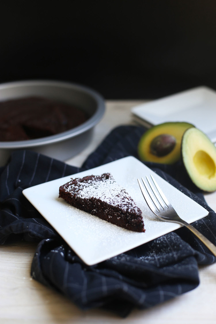 Chocolate avocado brownies