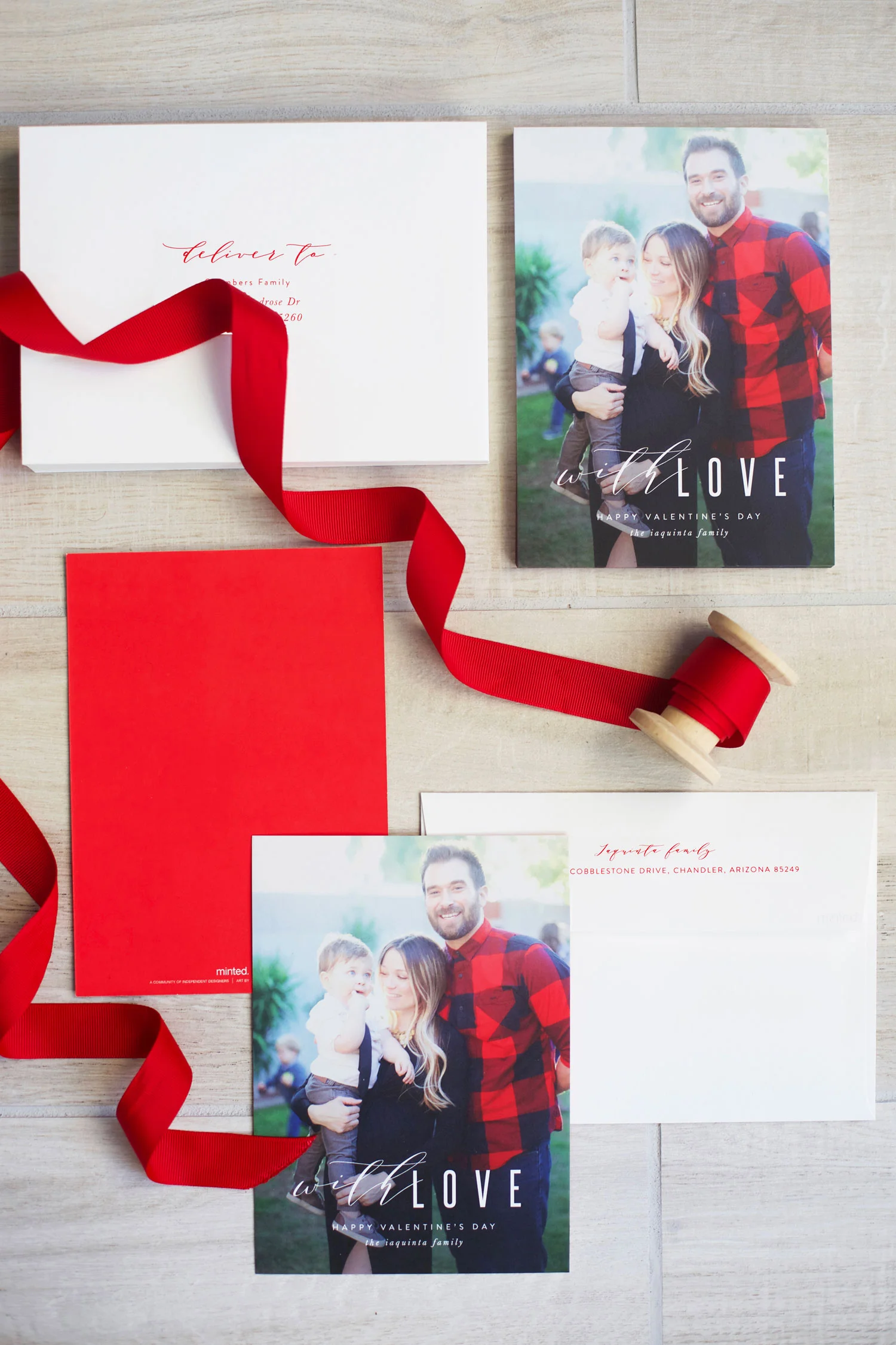 Valentine's Day photo card ideas