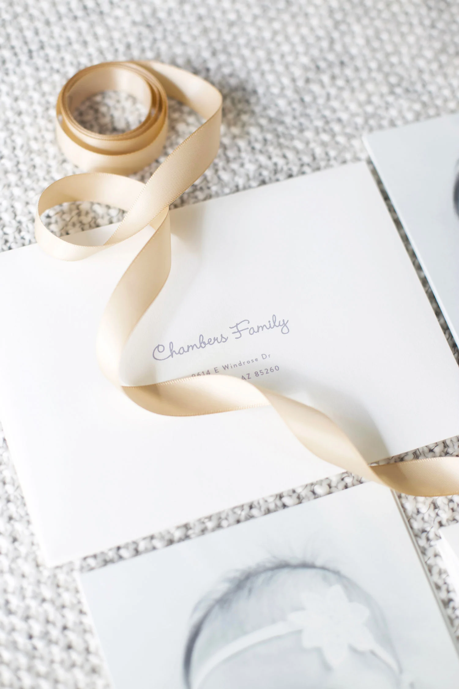 newborn announcement printed envelopes
