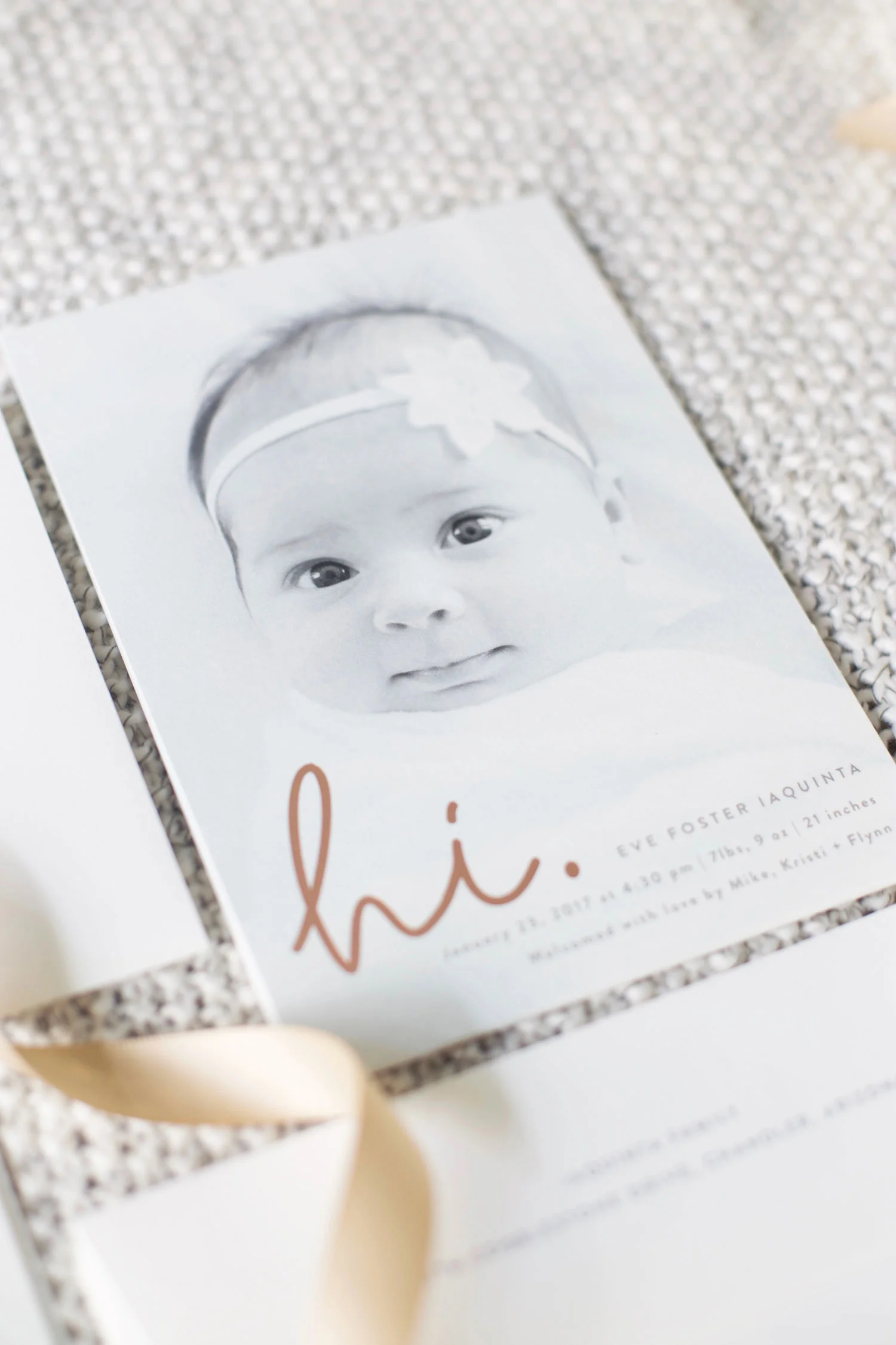 newborn announcement photos