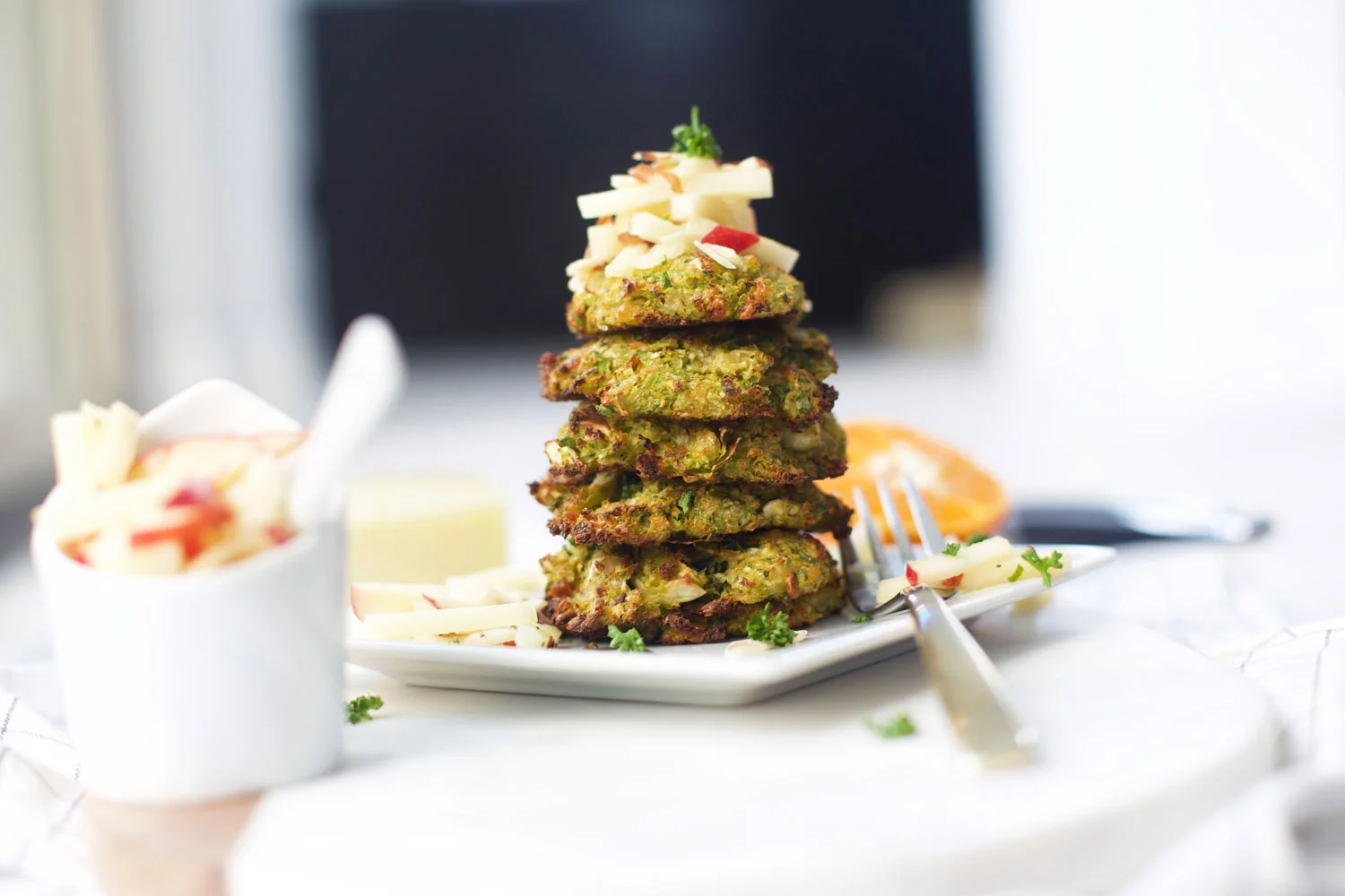 bacon brussels sprouts fritters
