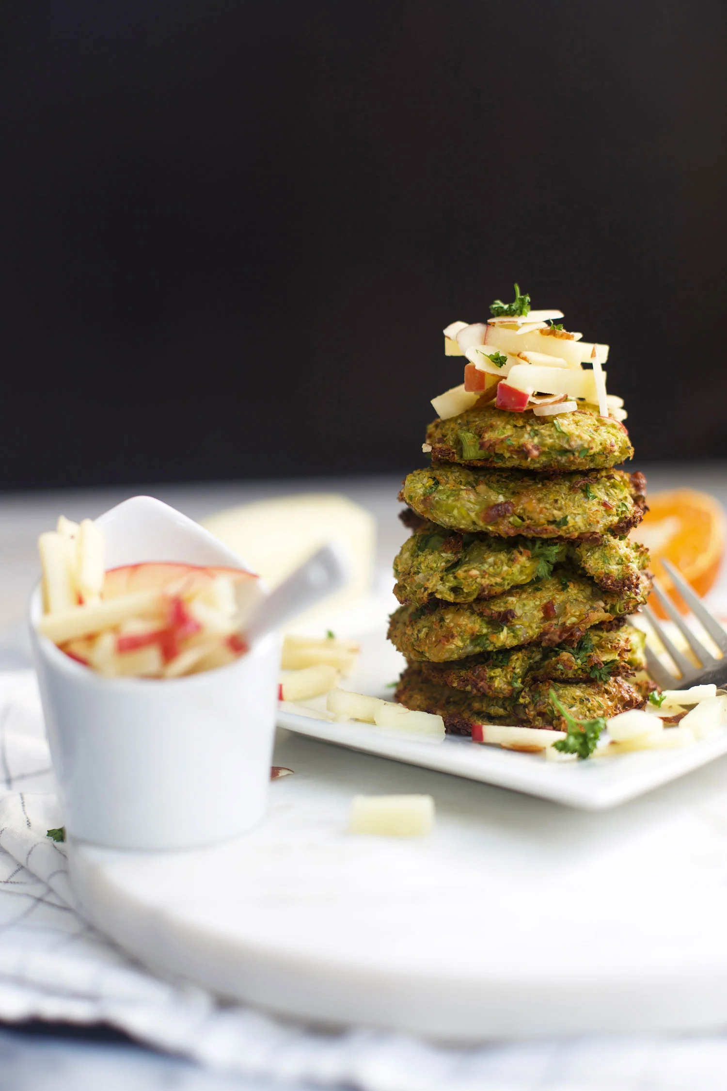Brussels sprout fritters