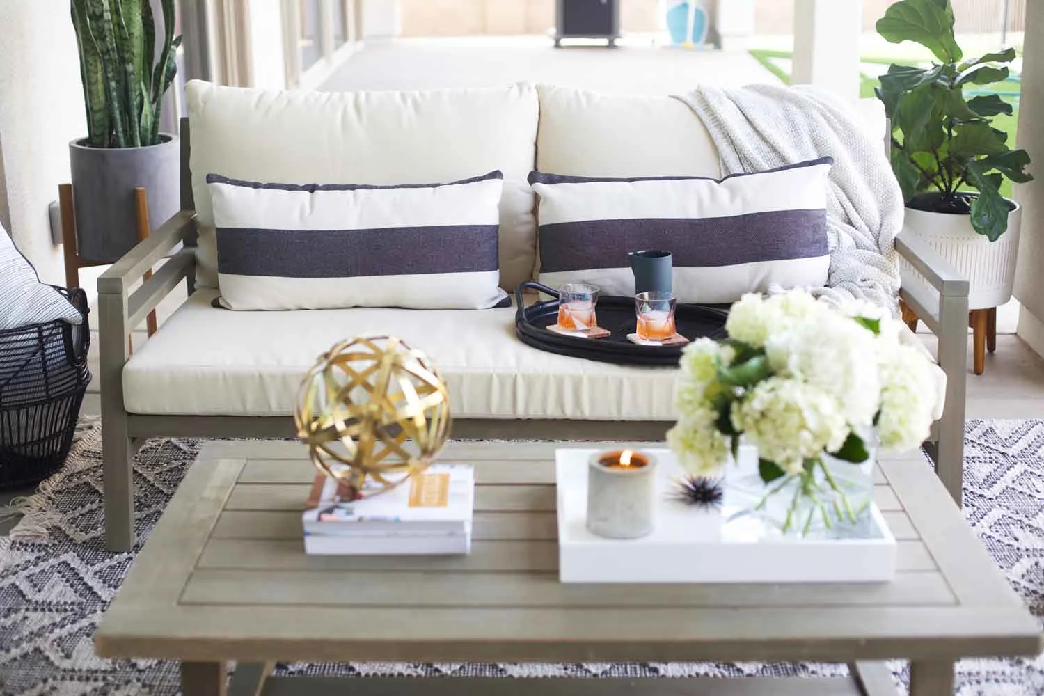 romantic backyard getaway
