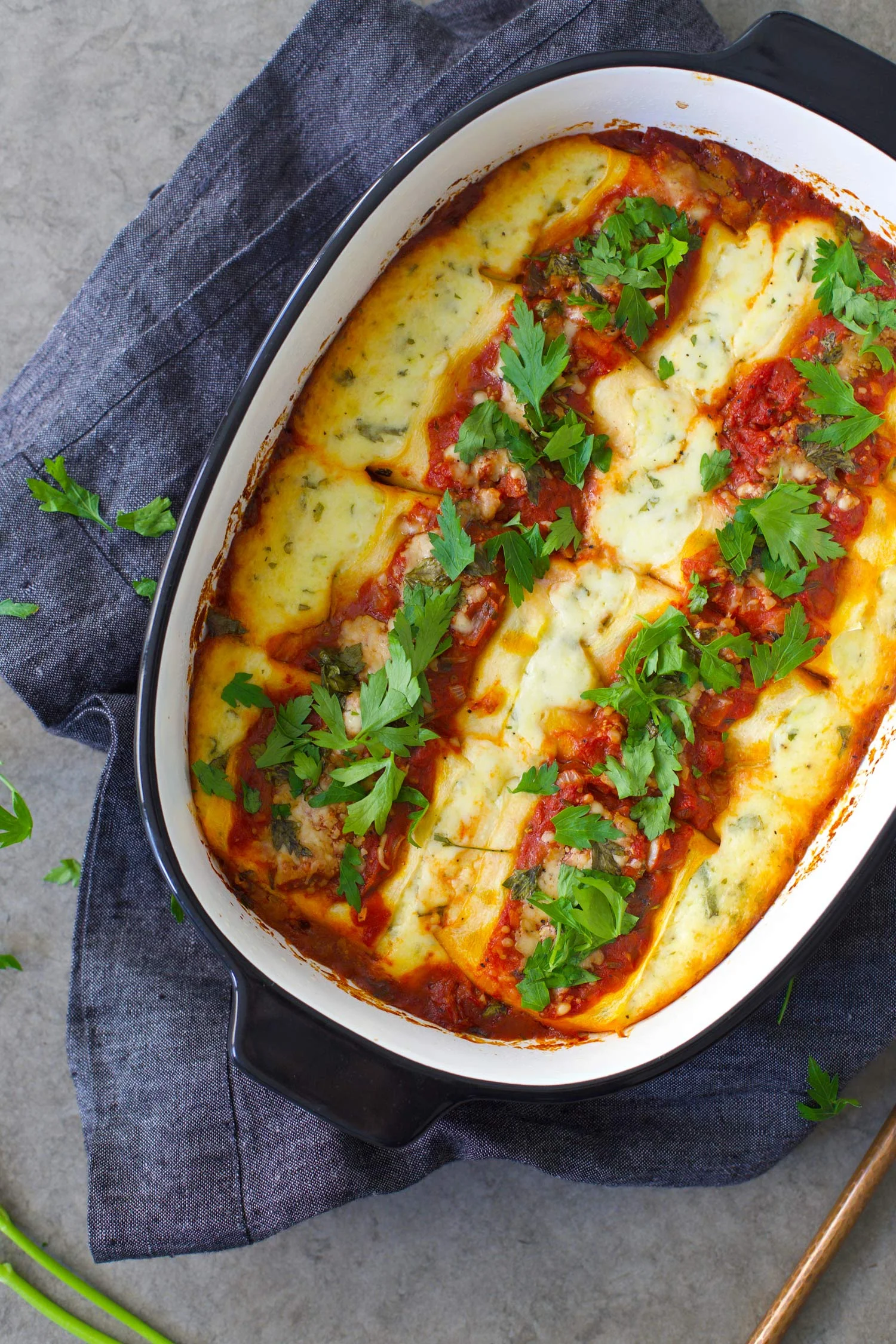 butternut squash manicotti