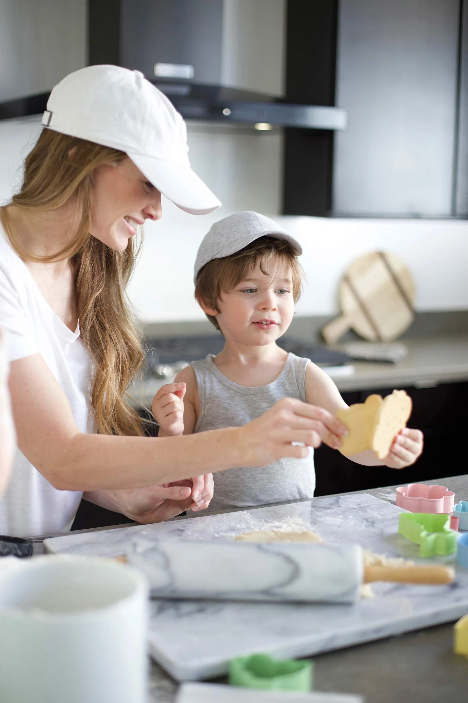 cookie baking with kids