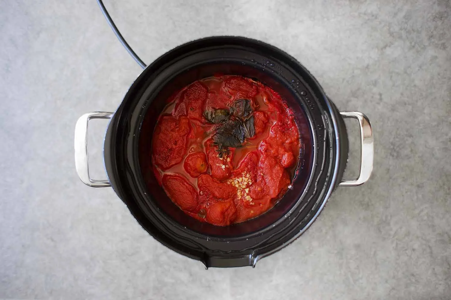 slow cooker hidden veggie pasta sauce