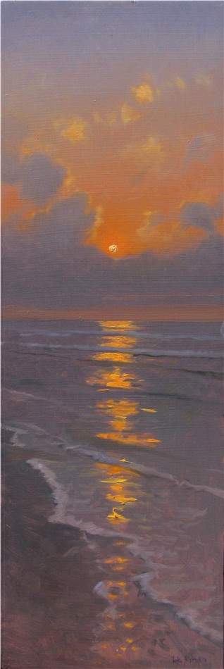 Artist: Luke Allsbrook, "Topsail--Sunrise Over Storm Clouds" 