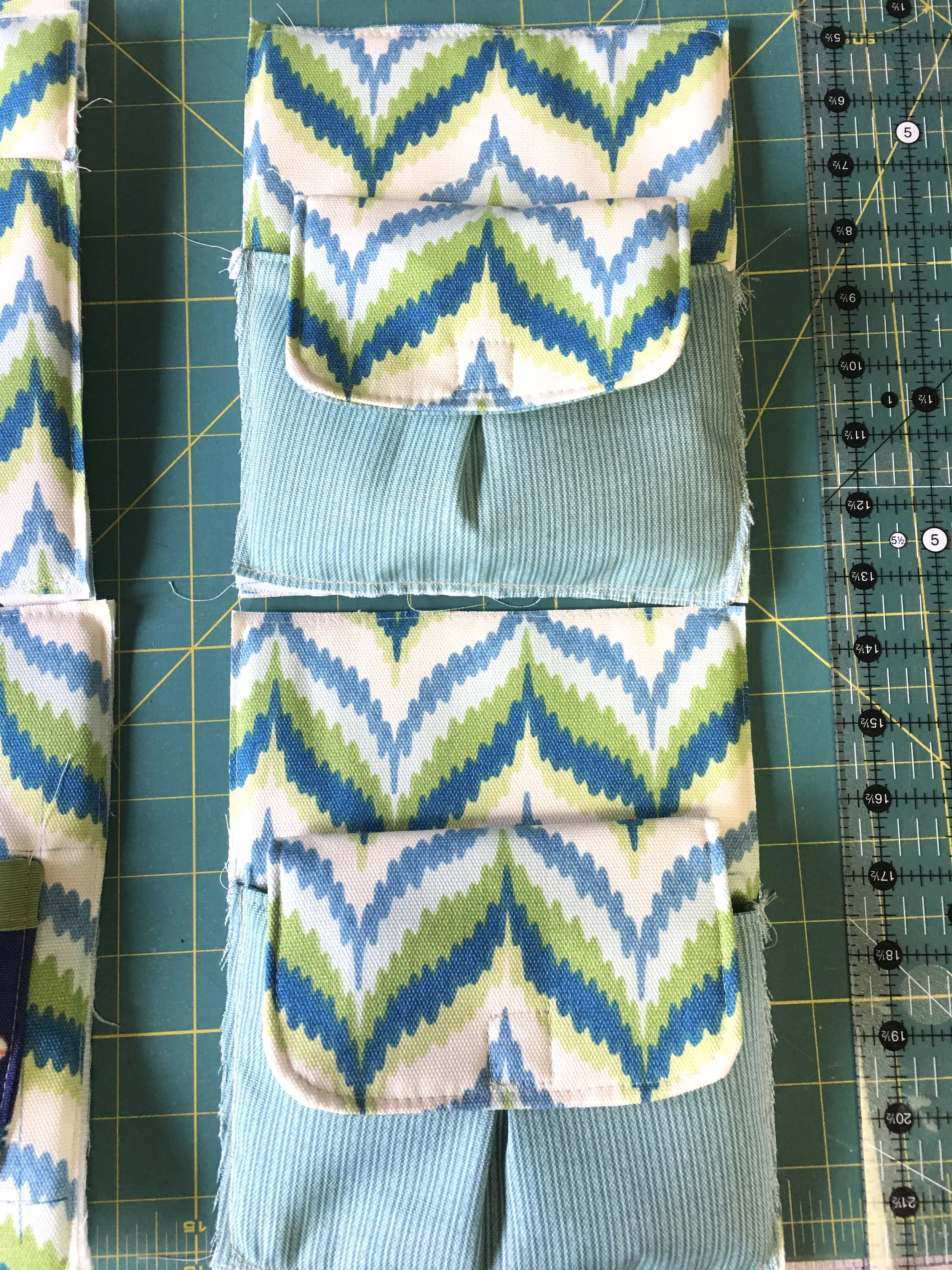Exterior Side Pockets with velcro enclosure