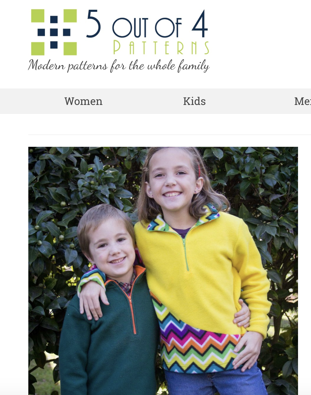 Pattern for Kids K2 Fleece Pullover
